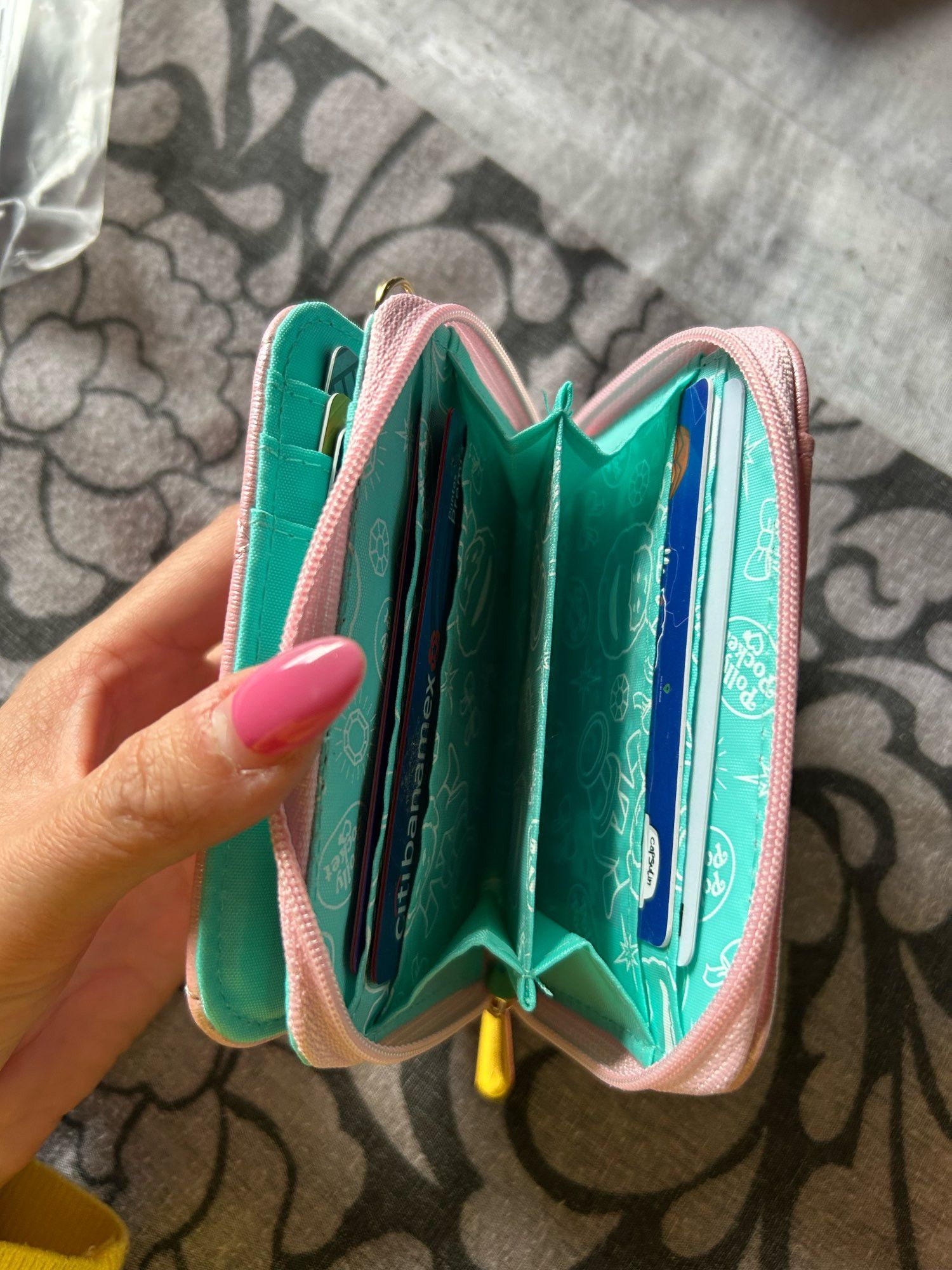 Japanese Brand × Vintage Pink Wallet Coin & Card Size ONE SIZE - 6 Thumbnail