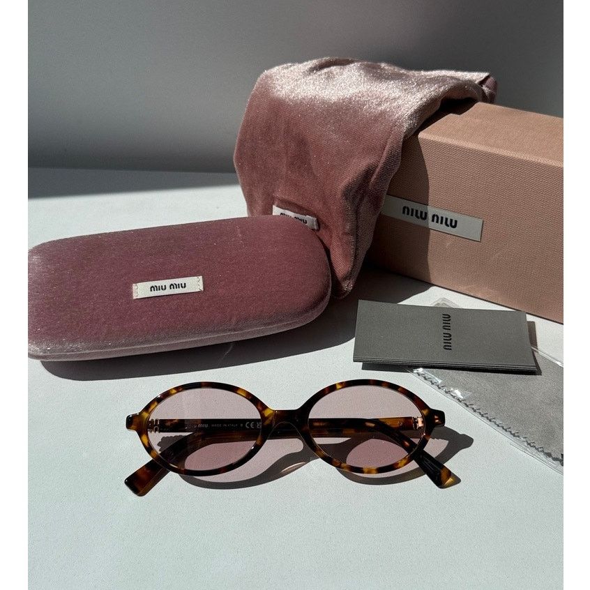 Miu Miu NEW Miu Miu MU56ZS 5AK20I REGARD Geometric Unisex  display picture 1