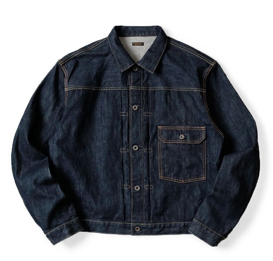 Kapital KAPITAL 14oz denim 1ST JKT jacket indigo one wash new L Size US L / EU 52-54 / 3 - 4 Thumbnail