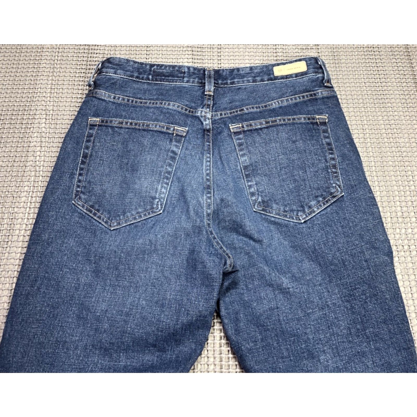 Vintage AG Adriano Goldschmied 31 Alexxis Boot High Rise Jeans 31x30 Blue Denim Slim Bootcut Womens 31 Size 24" / US 00 / IT 34 - 5 Thumbnail