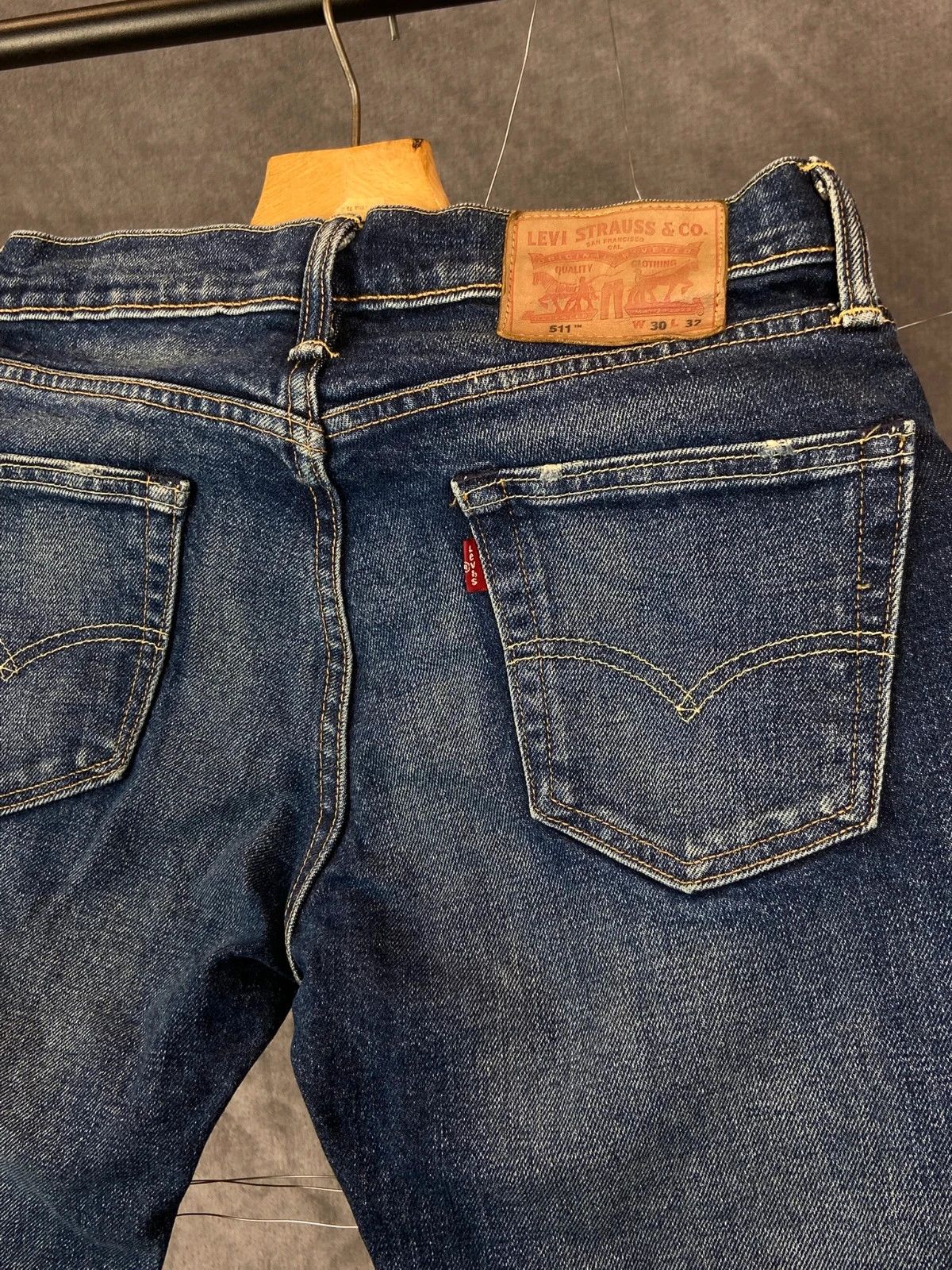 Levi's Levis Blue Denim / Clean Straight American Classic (M) Size US 34 / EU 50 - 5 Thumbnail