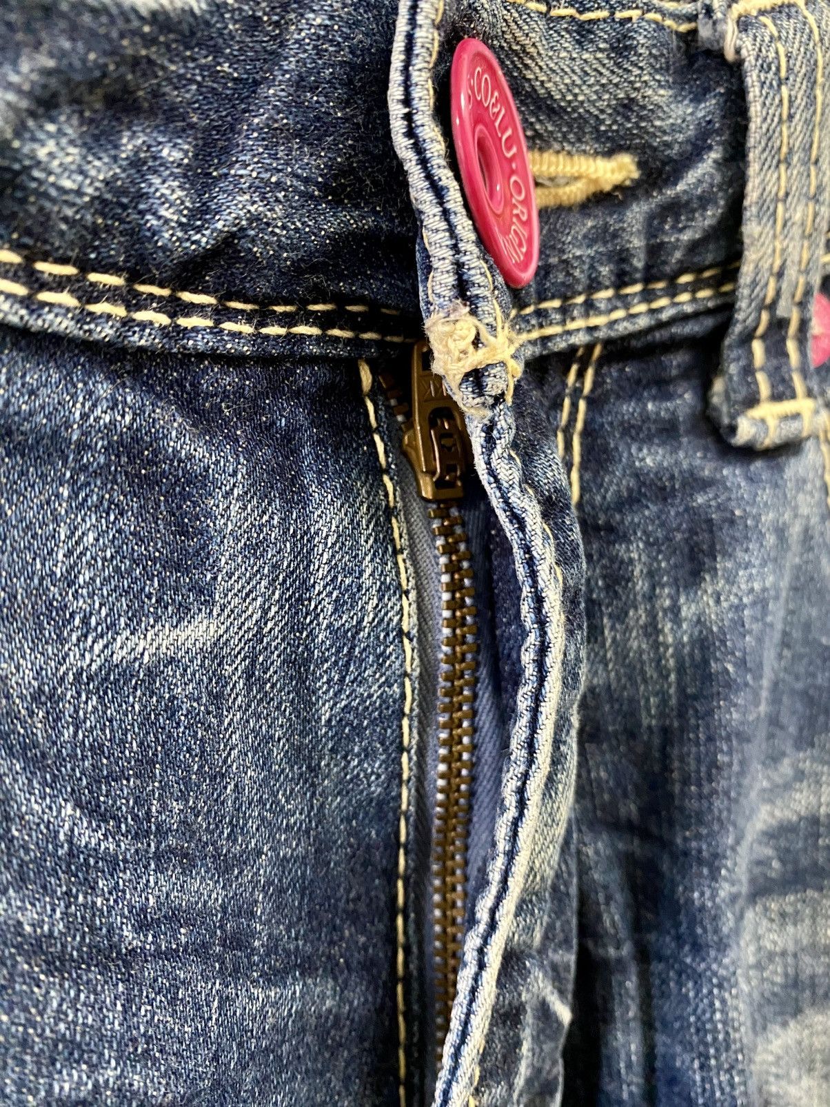 Designer × Japanese Brand × Vintage Co and Lu denim jeans pants Size US 30 / EU 46 - 7 Thumbnail
