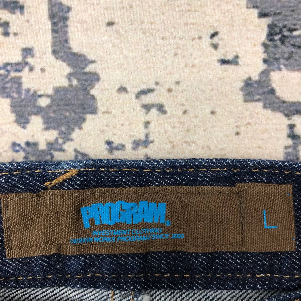 Japanese Brand P456 RARE PROGRAM JAPAN BLUE DENIM Size US 35 - 7 Thumbnail