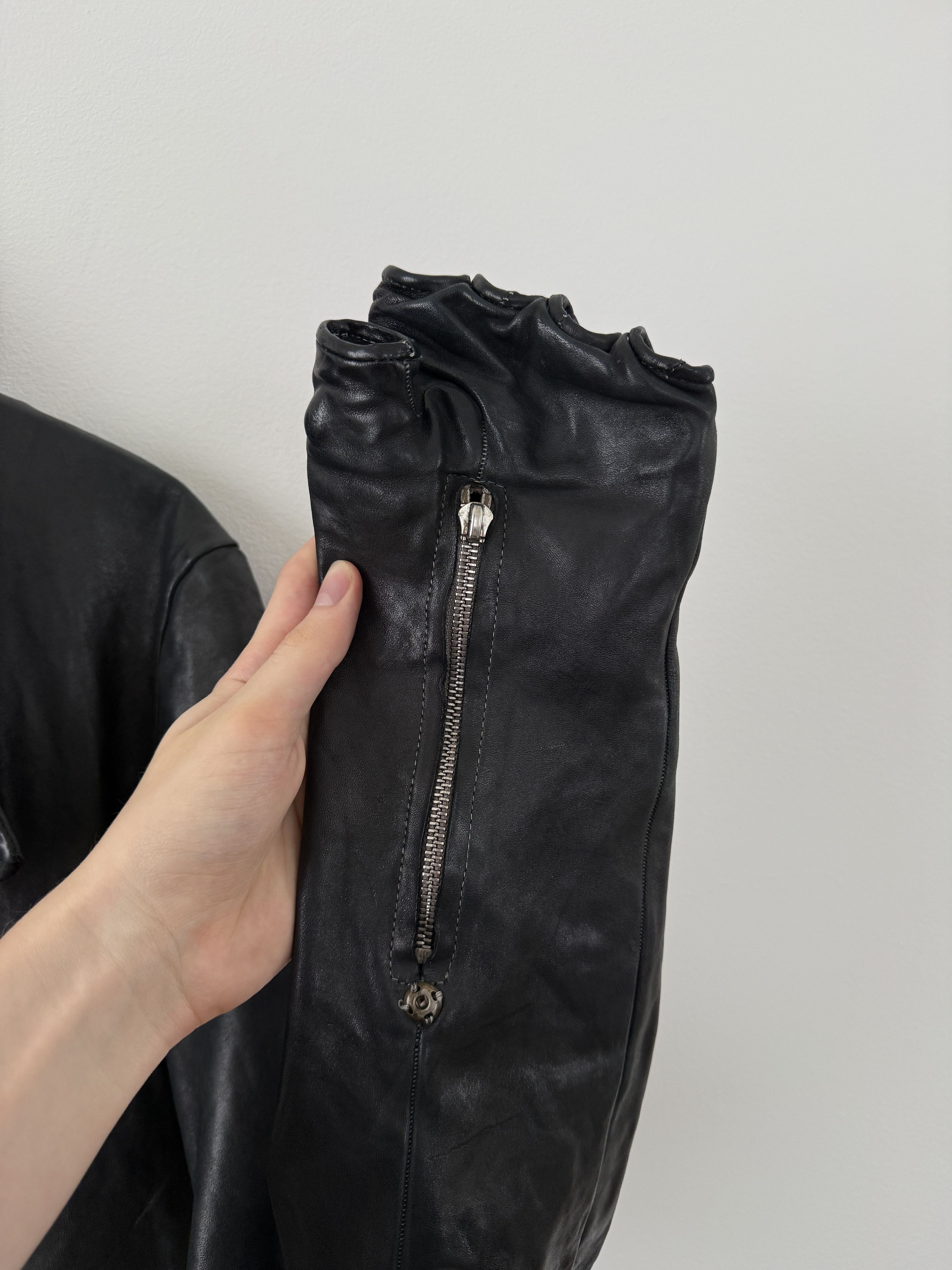 Carol Christian Poell Horse Leather Concealed Prosthetic Gloved Jacket Size US L / EU 52-54 / 3 - 13 Thumbnail