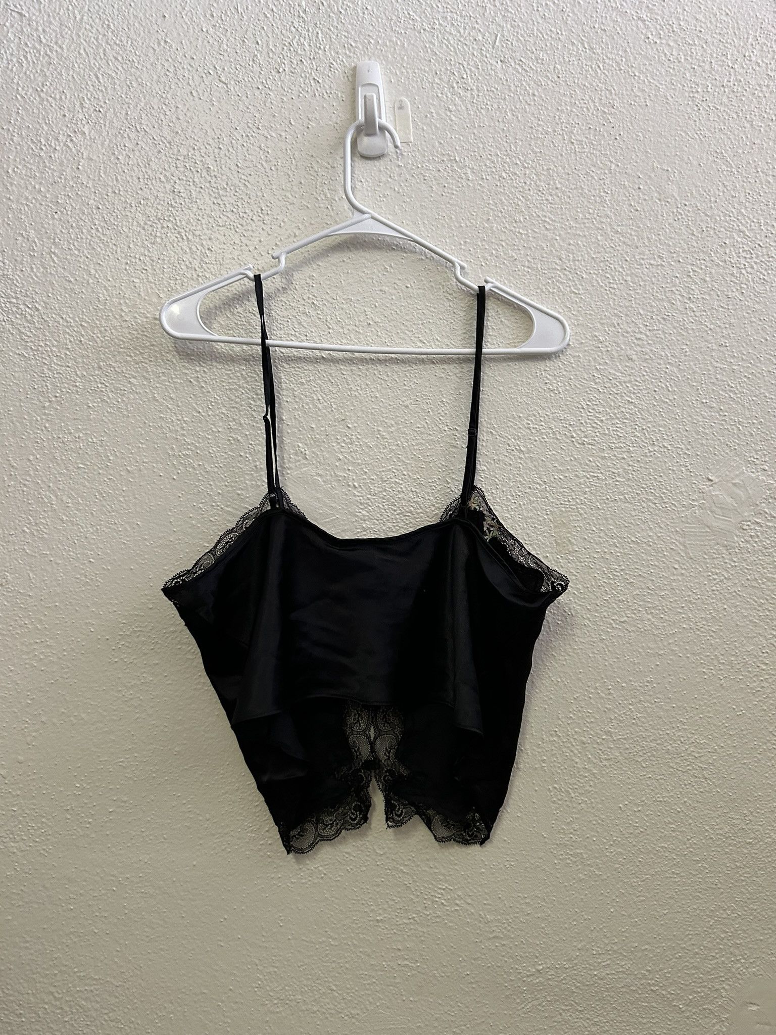 Other Y2K FANTASIES BLACK LACE CAMISOLE FLORAL CROPPED TOP SIZE L Size L / US 10 / IT 46 - 4 Thumbnail
