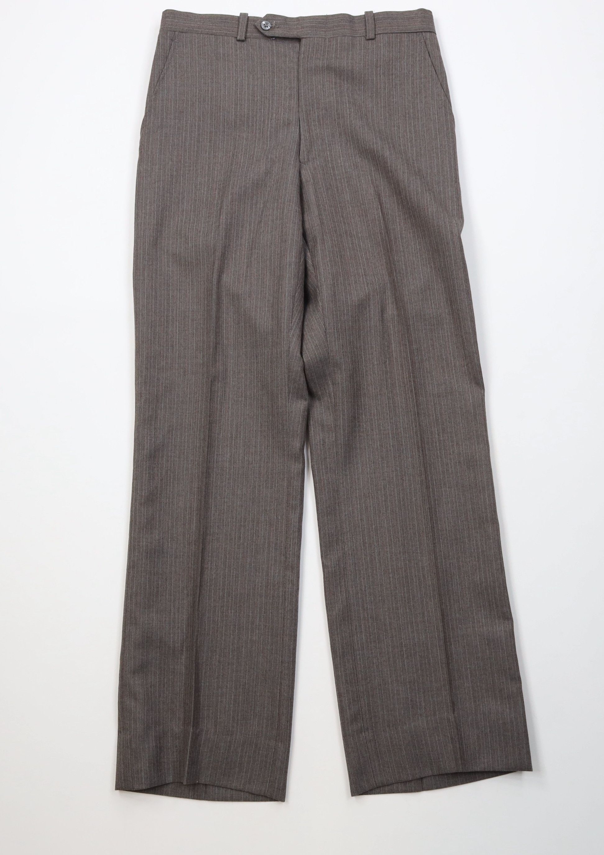 Vintage Vintage 60s 70s Streetwear Pinstriped Wide Leg Pants USA Size US 29 - 1 Thumbnail