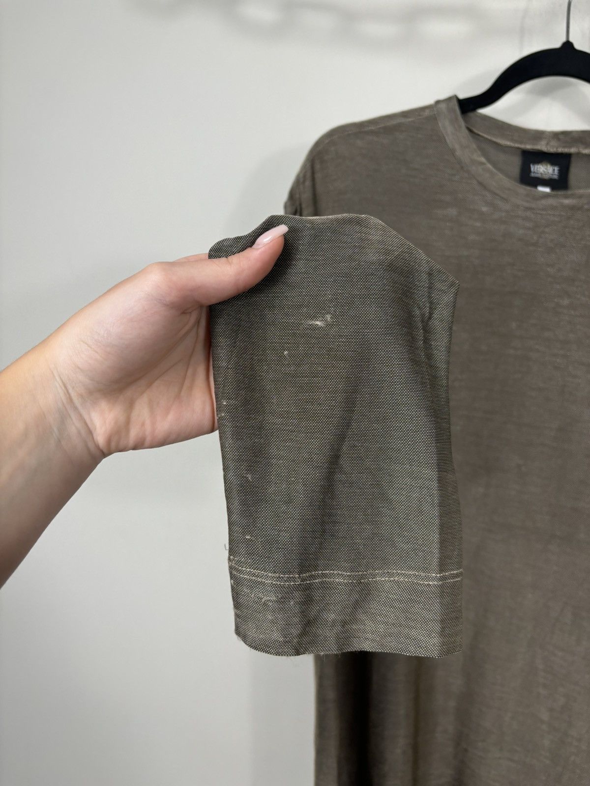 Versace Vintage Versace Jeans Couture Distressed Mesh Long Sleeve Size XL / US 12-14 / IT 48-50 - 8 Thumbnail