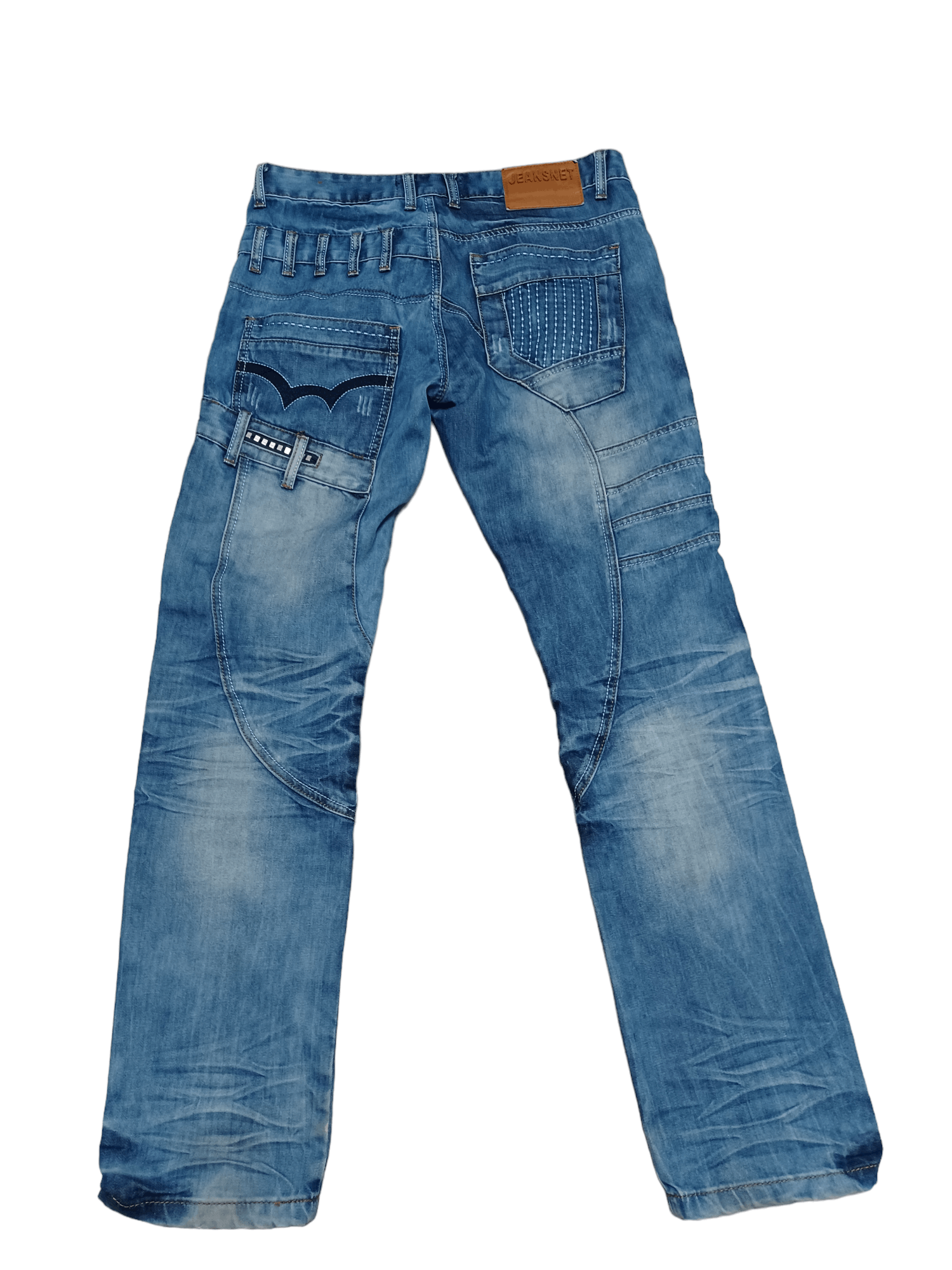 Japanese Brand JEANSNET MULTIPOCKET CARGO AVANT GARDE JAPANESE DEISGNER Y2K Size US 34 / EU 50 - 3 Thumbnail