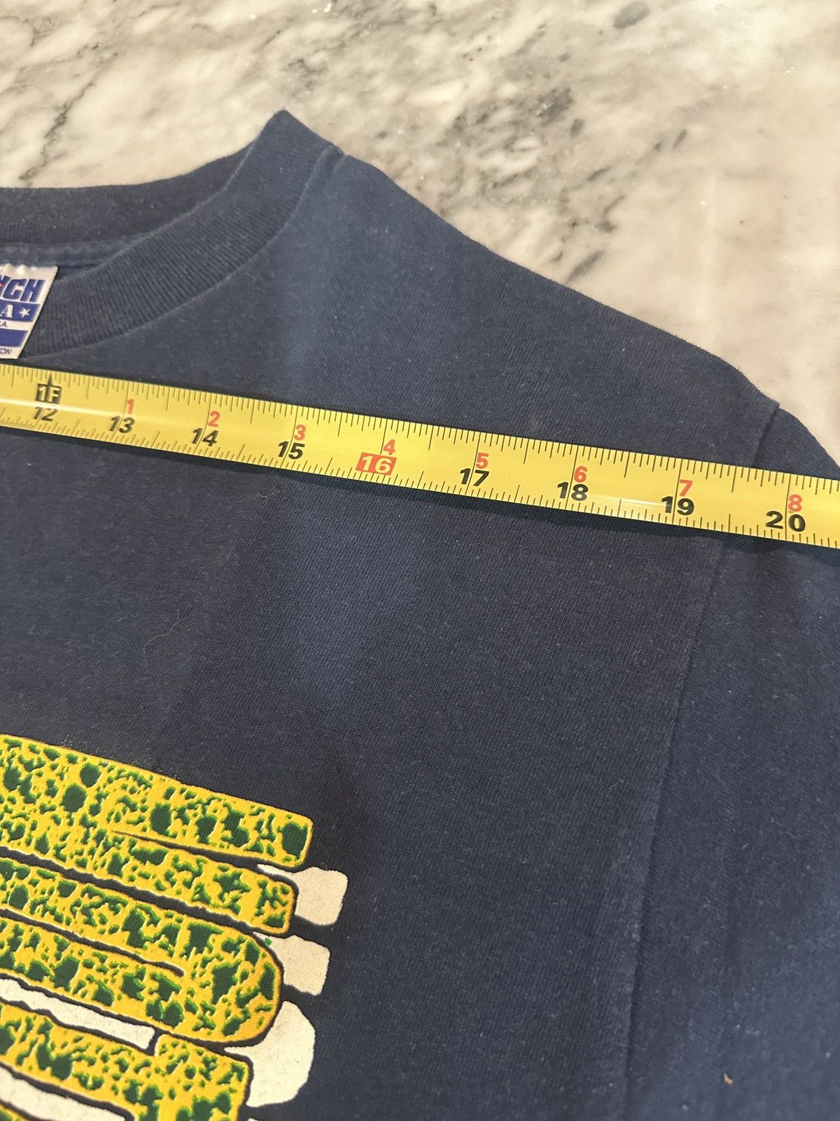 Other Vintage Notre Dame Fighting Irish Tee Trench Mfg USA L Size US L / EU 52-54 / 3 - 8 Thumbnail