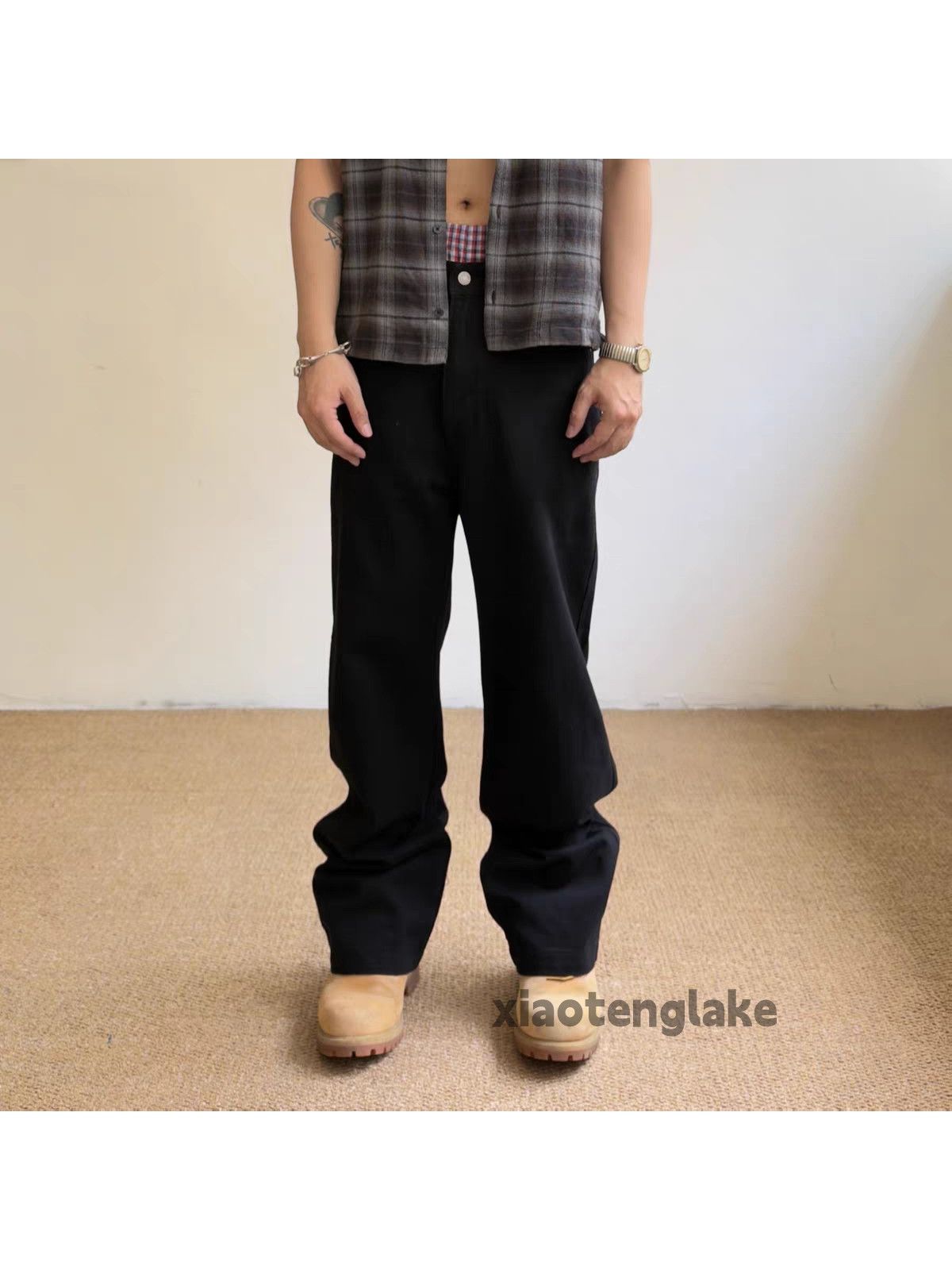 Vintage zx Balenciaga rickowens style loose y2k hiphop pants Size US 33 - 4 Thumbnail