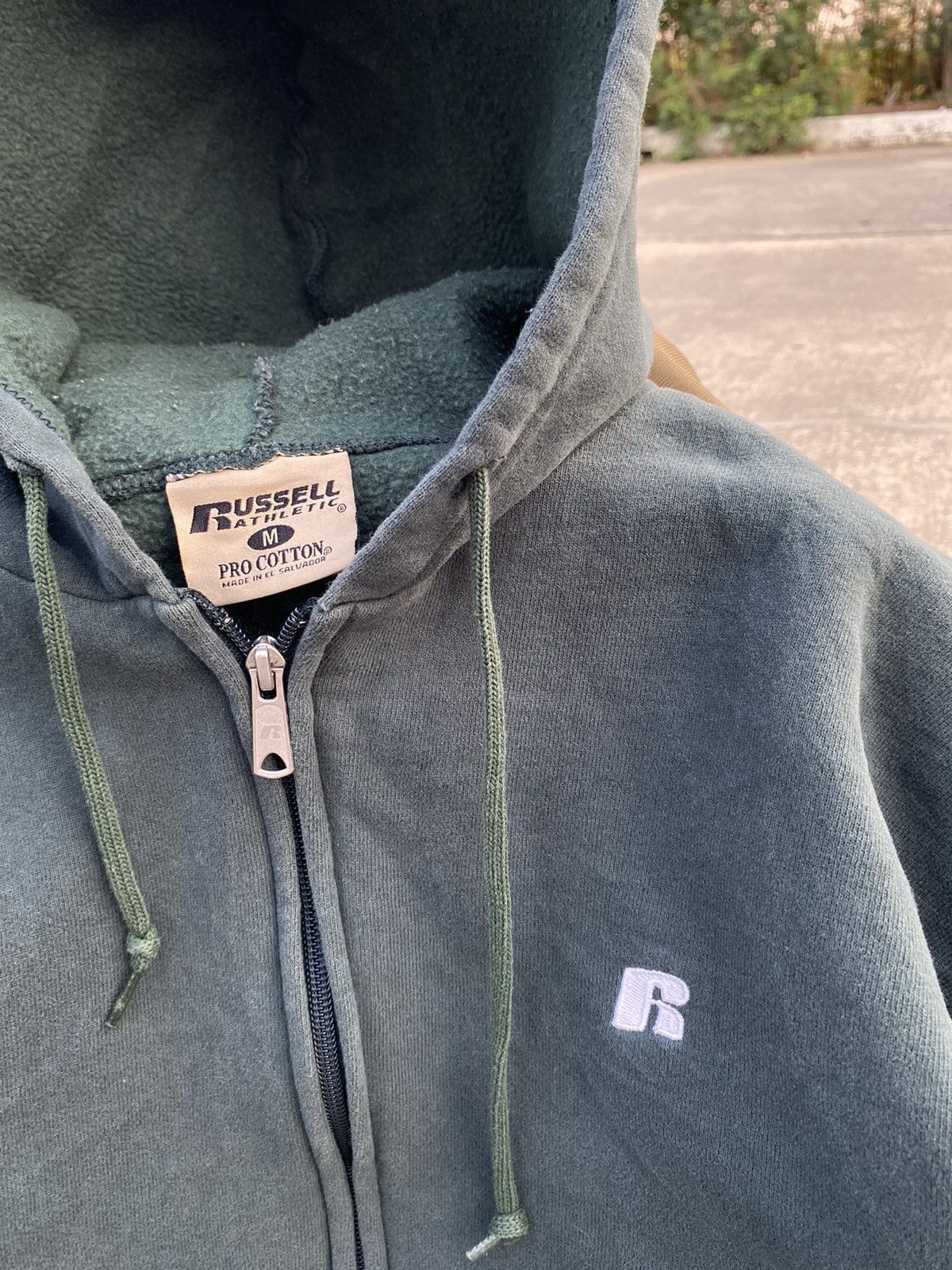 Russell Athletic Faded Russell Athletic Zip Hoodie Green Size US M / EU 48-50 / 2 - 5 Thumbnail