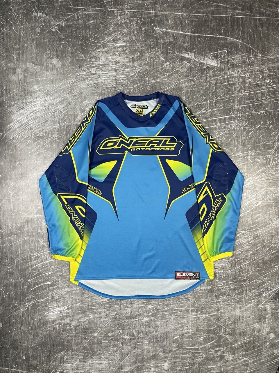 Vintage O'Neal motocross racing element jersey long sleeve Size US XL / EU 56 / 4 - 1 Thumbnail