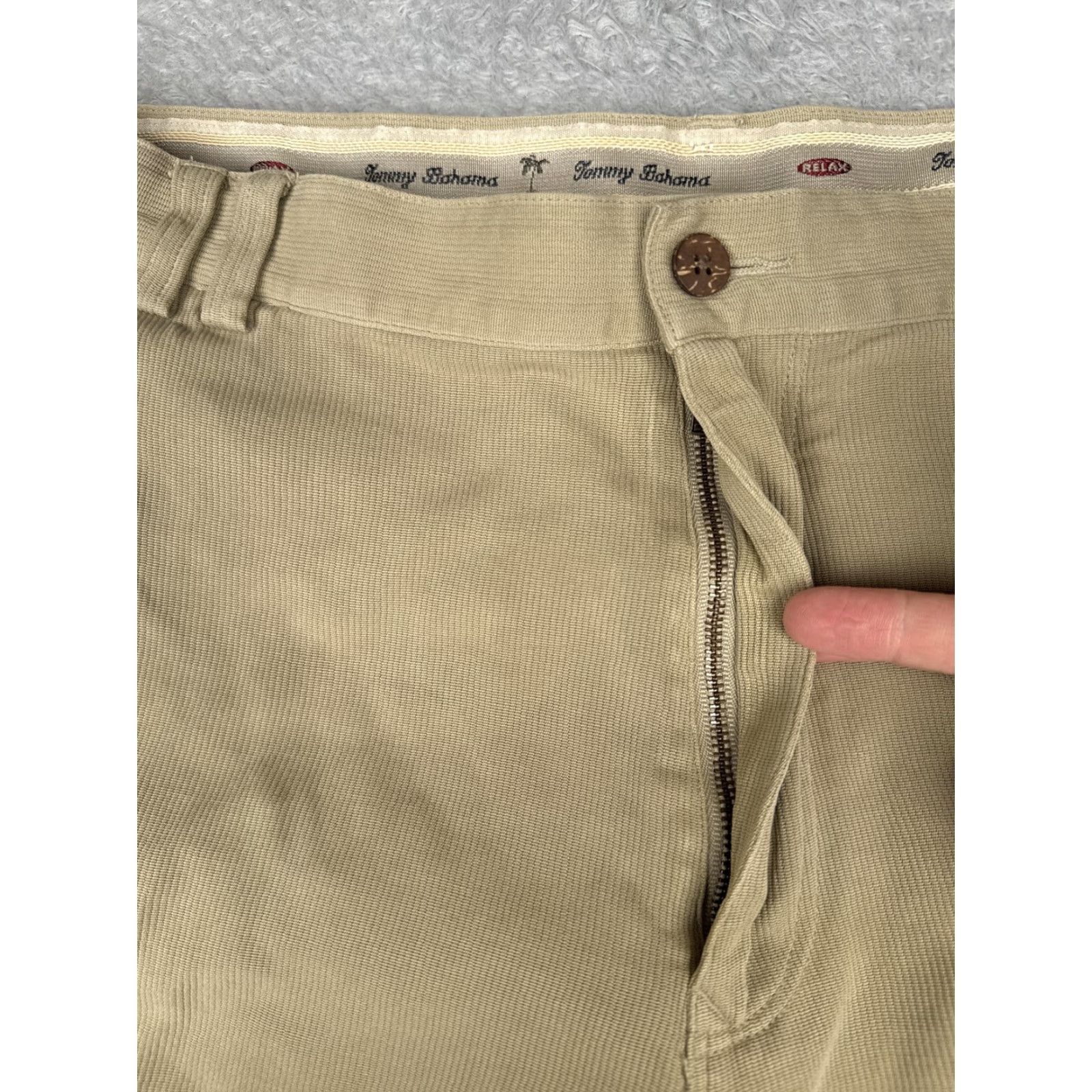 Tommy Bahama Tommy Bahama Shorts Mens 36 Tan Silk Cotton Blend Relax Chino Flat Front Casual Size US 36 / EU 52 - 6 Thumbnail