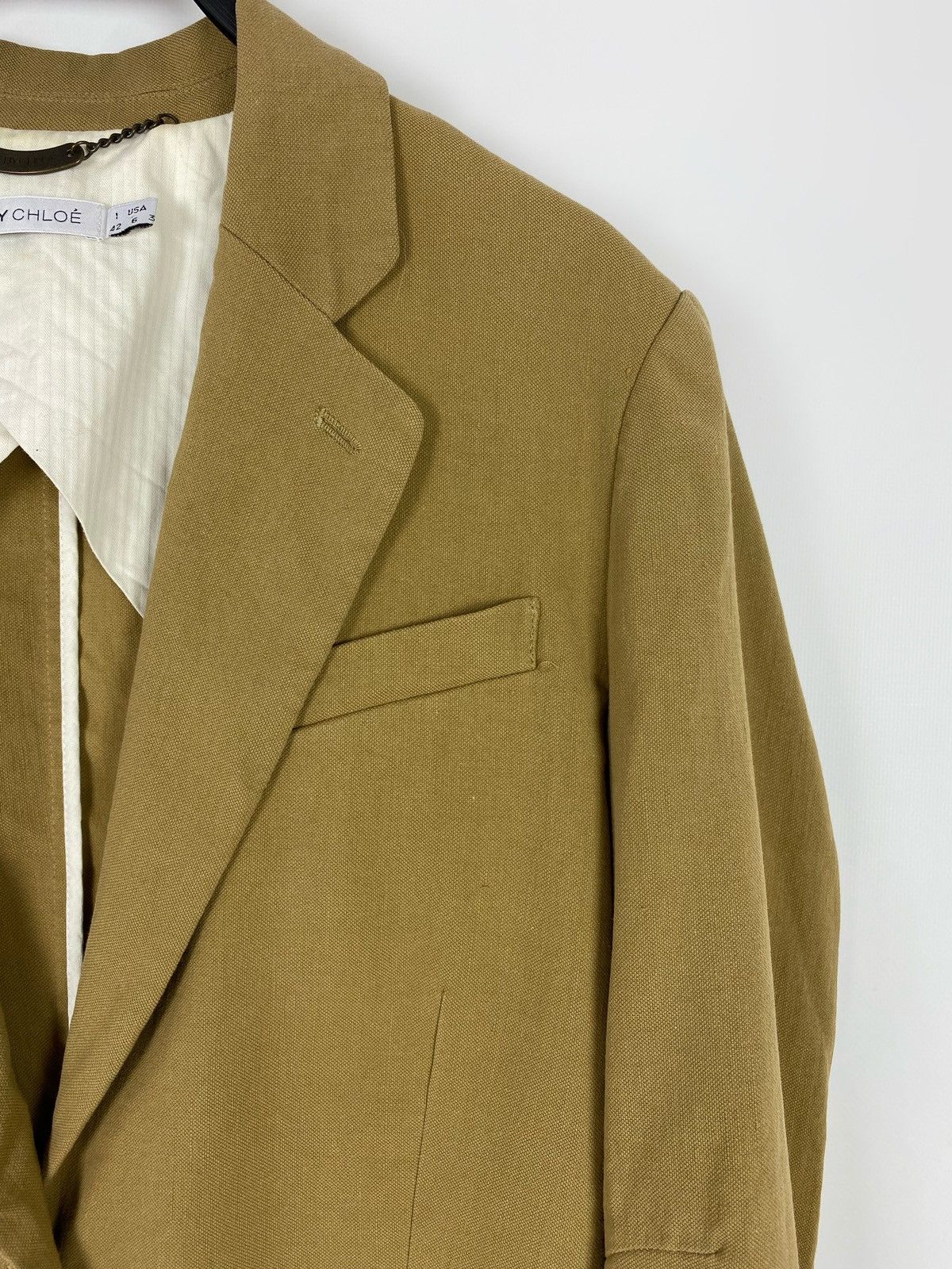 See by Chloe See by Chloe Beige Blazer Jacket Size M / US 6-8 / IT 42-44 - 3 Thumbnail