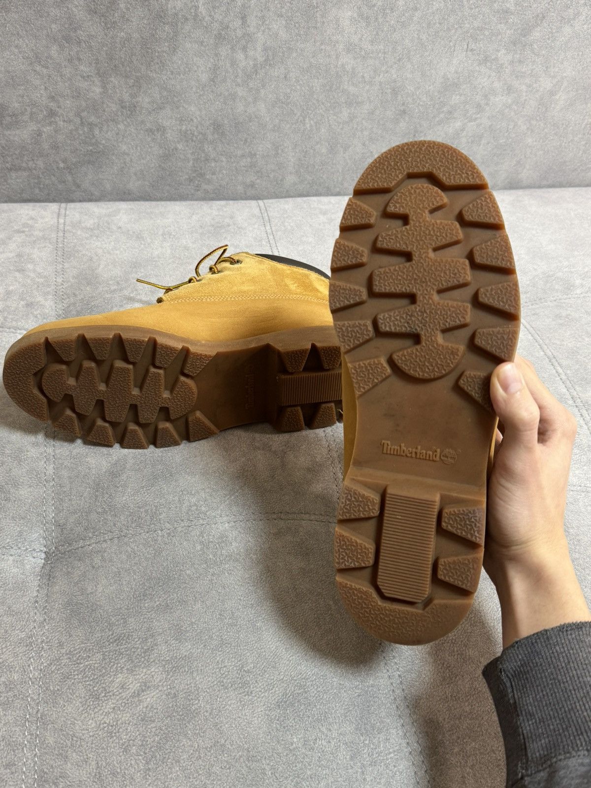 Timberland × Vintage Timberland ankle boots shoes suede leather 10 10.5 44.5 size Size US 10.5 / EU 43-44 - 5 Thumbnail