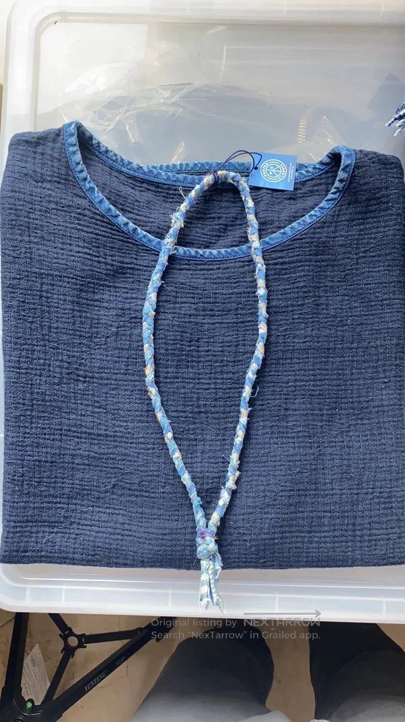Porter Classic classic sashiko short sleeve top. Size US M / EU 48-50 / 2 - 5 Thumbnail