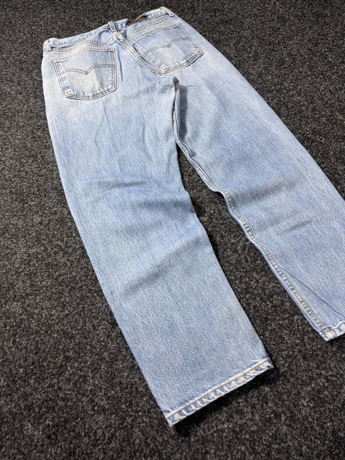 Levi's Vintage Clothing Vintage 90s Levi's 618 Relaxed Straight Light Wash Jeans Size US 32 / EU 48 - 13 Thumbnail
