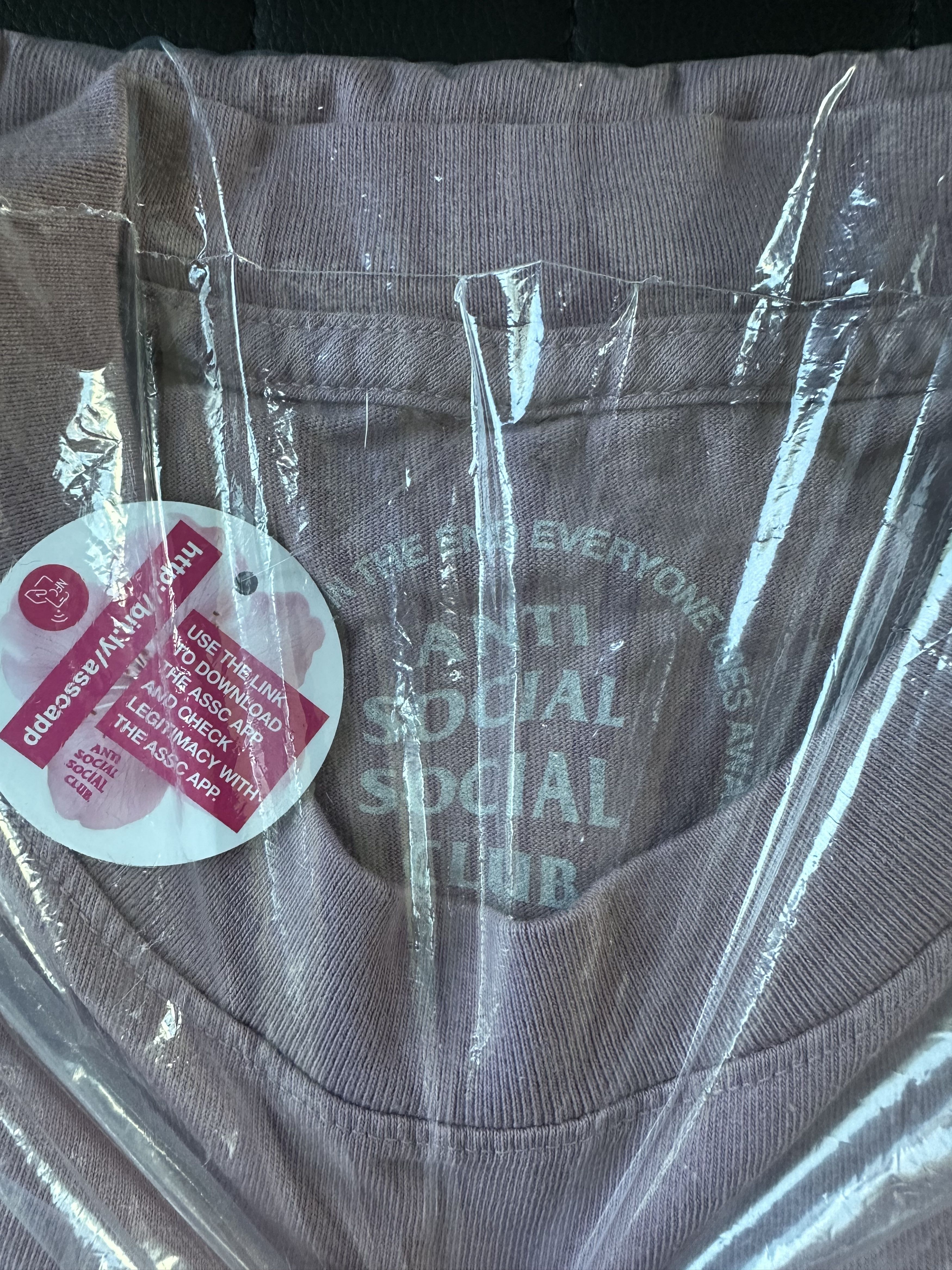 Anti Social Social Club ANTI SOCIAL SOCIAL CLUB DEAFTONE TEE "PINK" Size US L / EU 52-54 / 3 - 3 Thumbnail