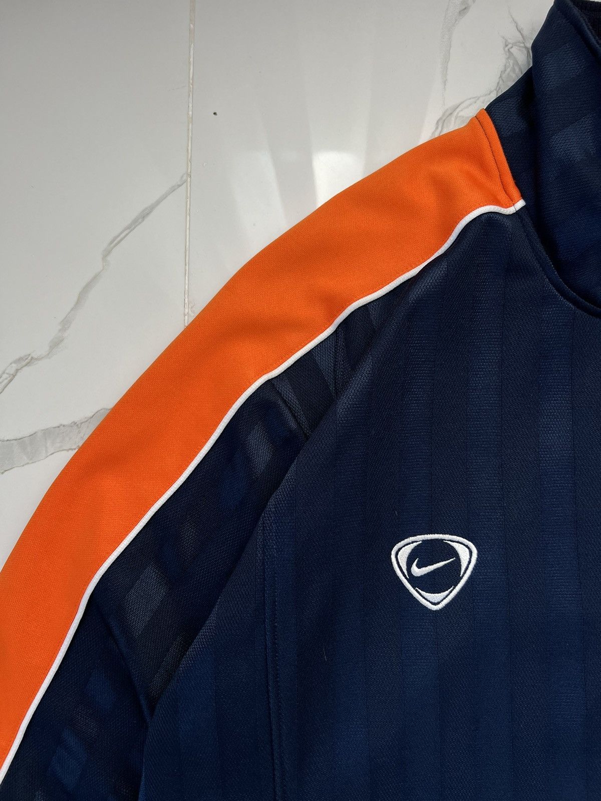 Nike × Vintage 90's NIKE TEAM DRI FIT DOUBLE SWOOSH Y2K TRACK JACKET Size US L / EU 52-54 / 3 - 5 Thumbnail