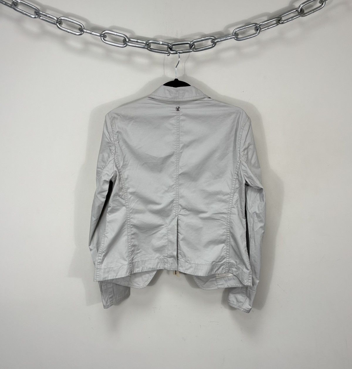 Diesel Diesel G-Velka NWT Women’s Grey Avant Garde Blazer Jacket Size L / US 10 / IT 46 - 3 Thumbnail