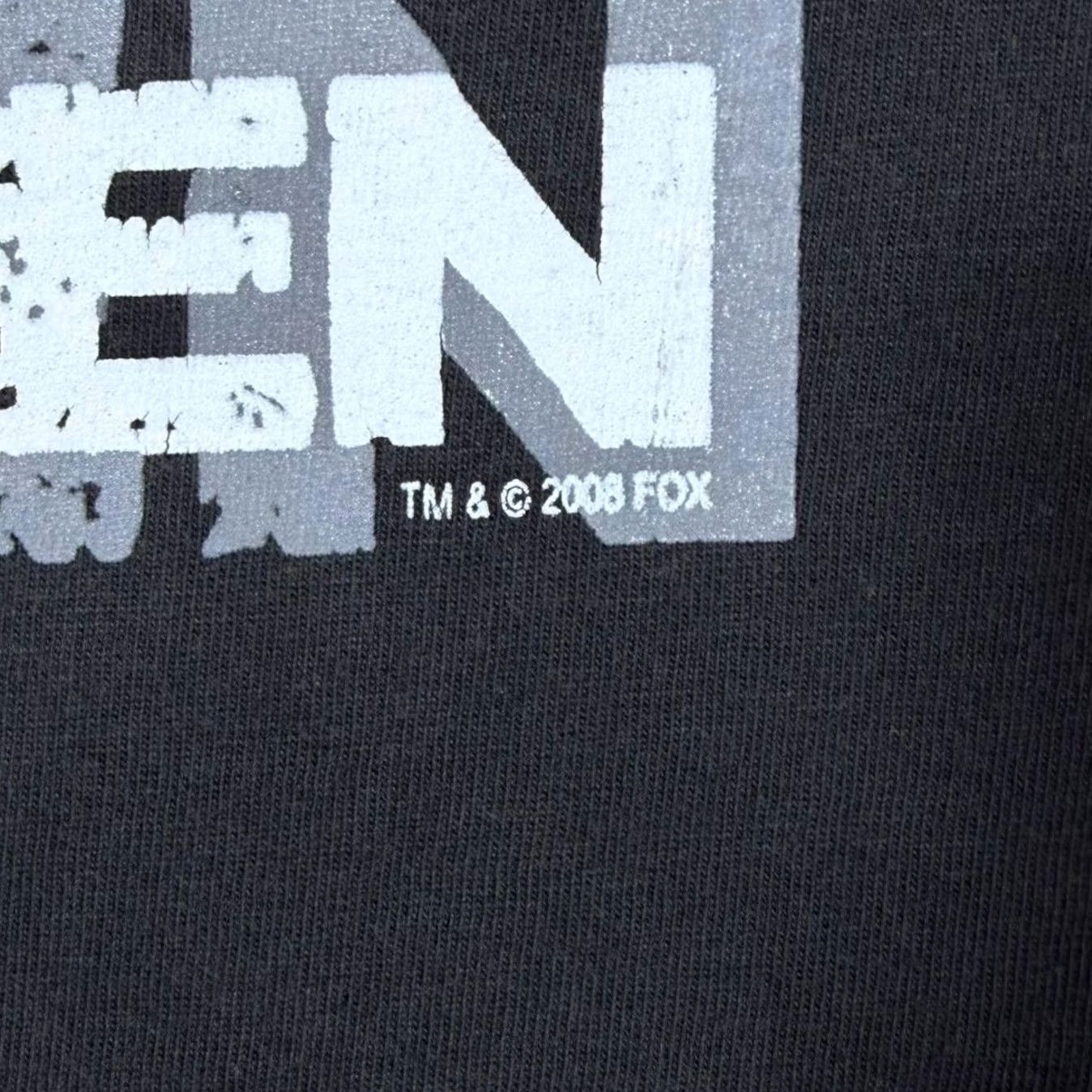 Logo 7 Taken (2008) Movie Promo Logo Spellout Graphic Faded Black T-Shirt Medium Mens Shirt Short Sleeve Cotton Logo Black 2008 Movie Promo Mens M Size US M / EU 48-50 / 2 - 5 Thumbnail