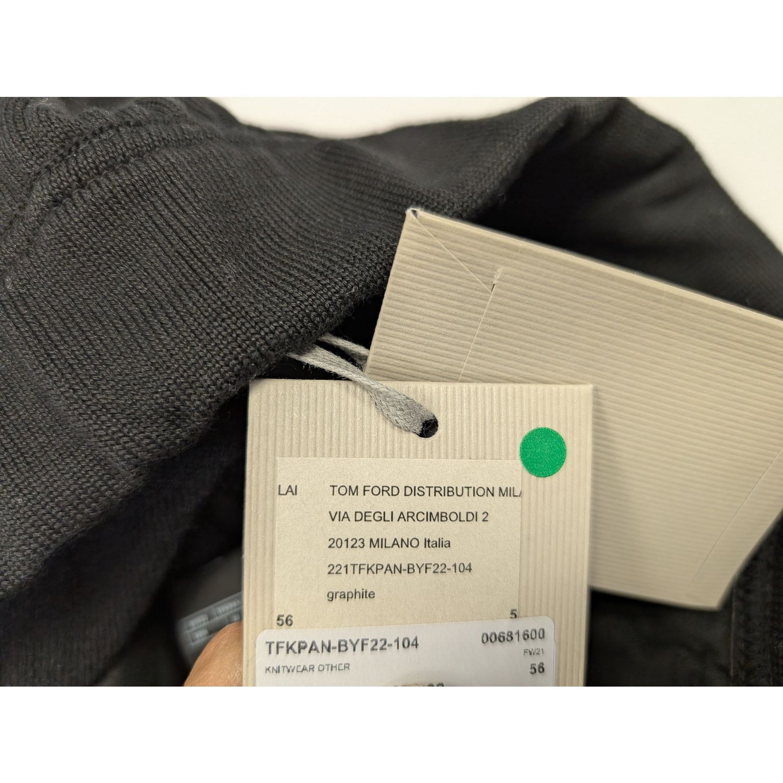 Tom Ford o1rshd1 Knitwear Trousers Sweatpants in Grey Melange Size US 40 / EU 56 - 20 Thumbnail