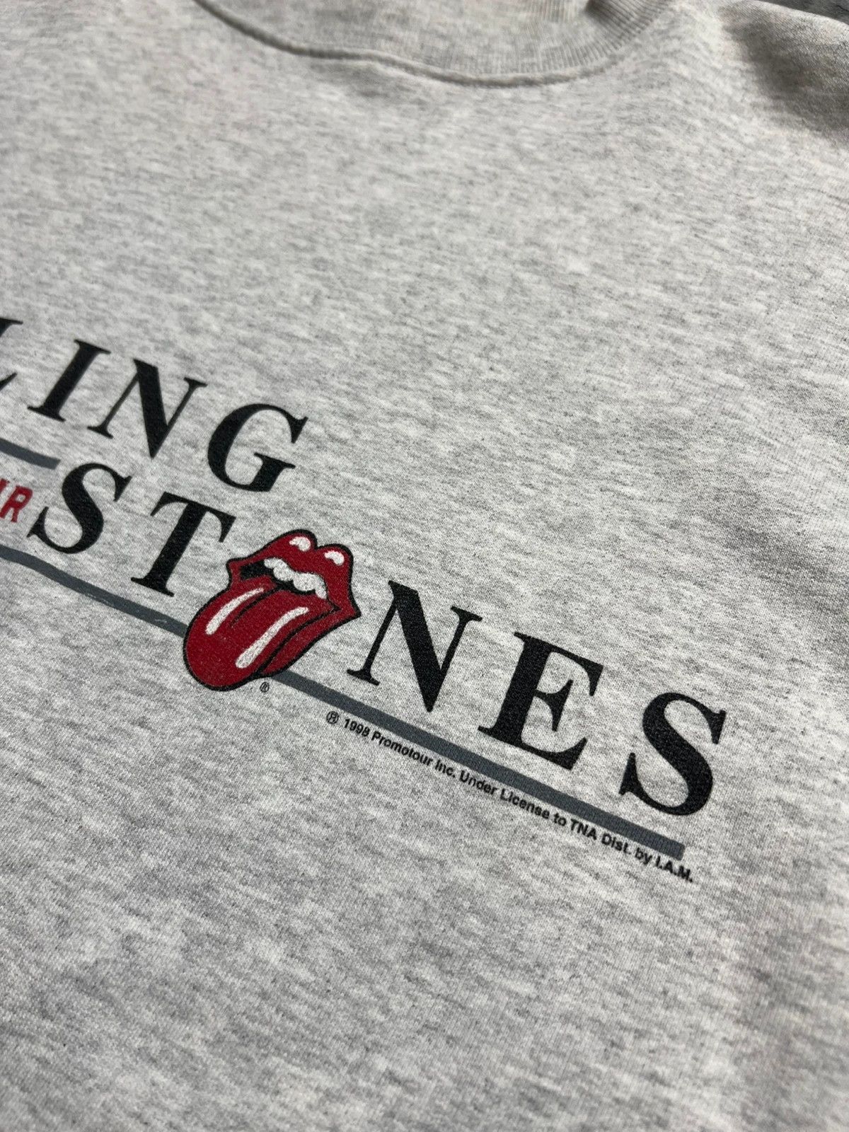 Vintage Vintage gray og rolling stones 1997-98 world tour crewneck Size US M / EU 48-50 / 2 - 2 Thumbnail