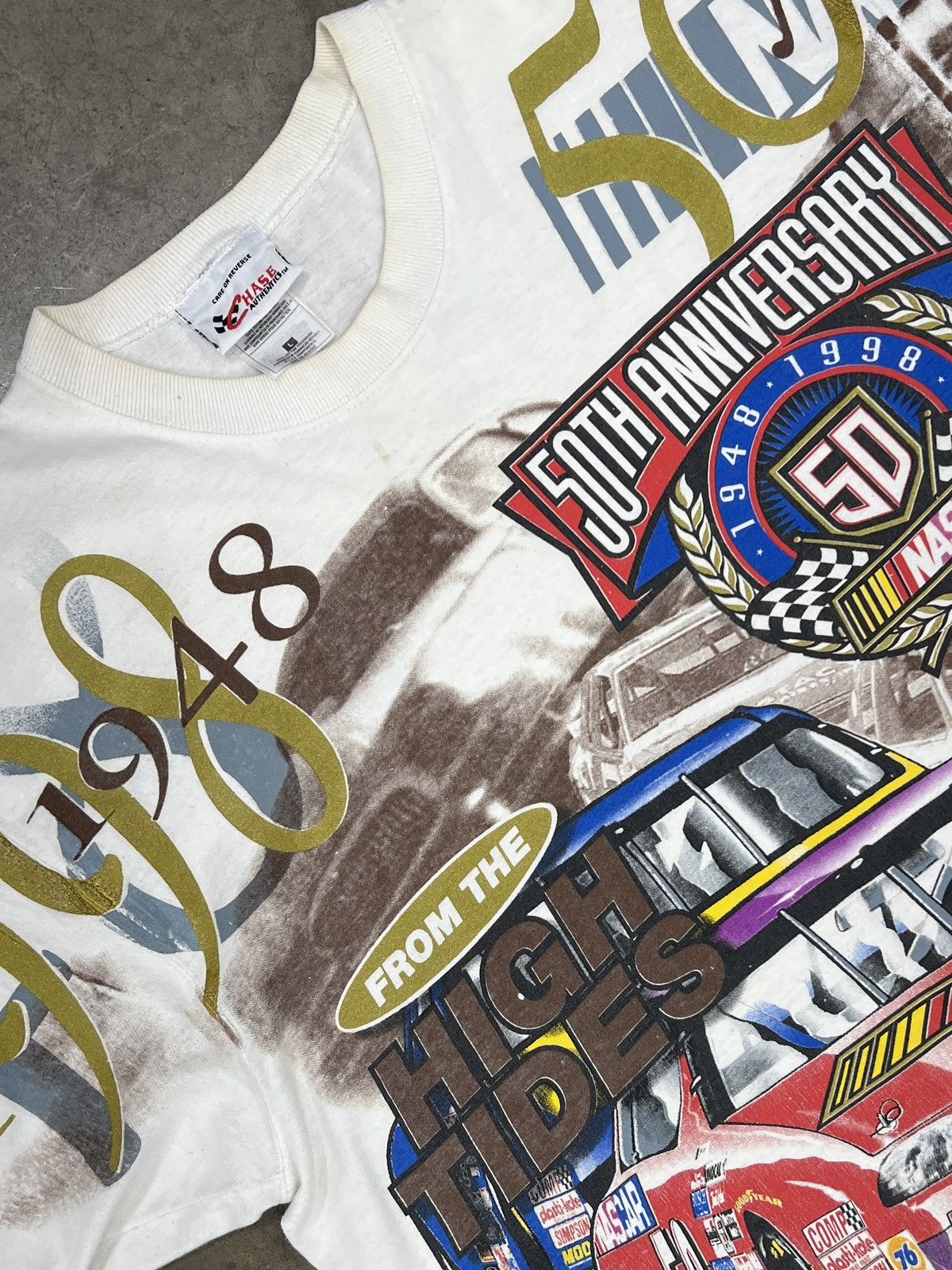 NASCAR Vintage NASCAR AOP 1998 50th Anniversary High Tides Large Size US L / EU 52-54 / 3 - 1 Thumbnail
