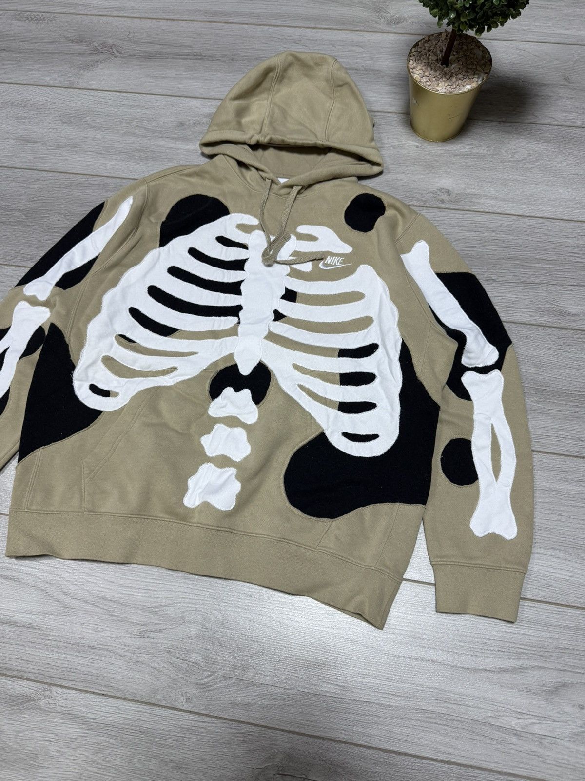Nike Nike Skeleton 1:1 custom hoodie all over bones handmade Size US L / EU 52-54 / 3 - 3 Thumbnail