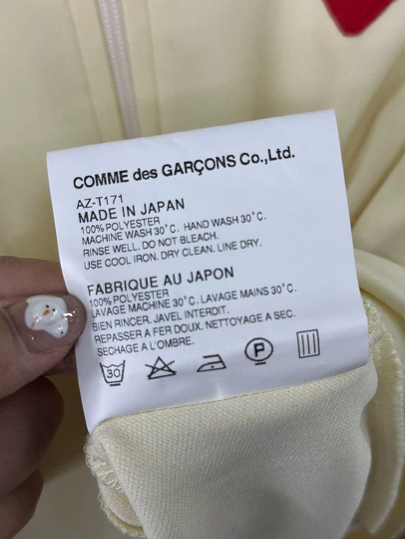 Comme des Garcons Comme des Garcons Yellow zipper hooded sweater coat Size M / US 6-8 / IT 42-44 - 6 Thumbnail