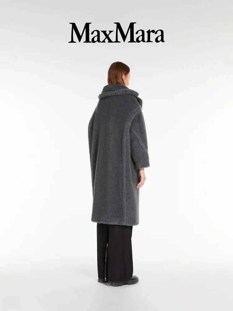 Max Mara Max Mara Grey Runway Teddy Bear Coat Size M / US 6-8 / IT 42-44 - 9 Thumbnail