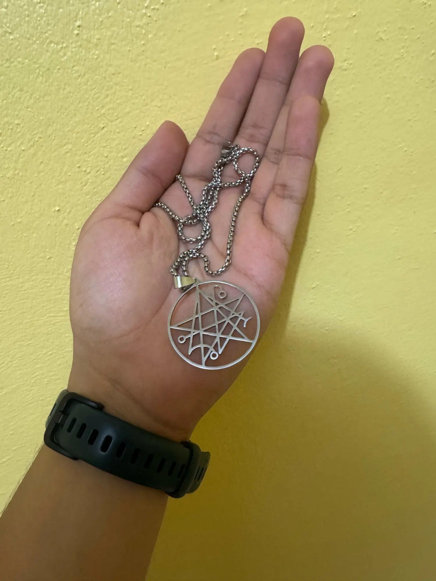 Jewelry Necronomicon Pendant Necklace Emblem Talisman Size ONE SIZE - 2 Thumbnail