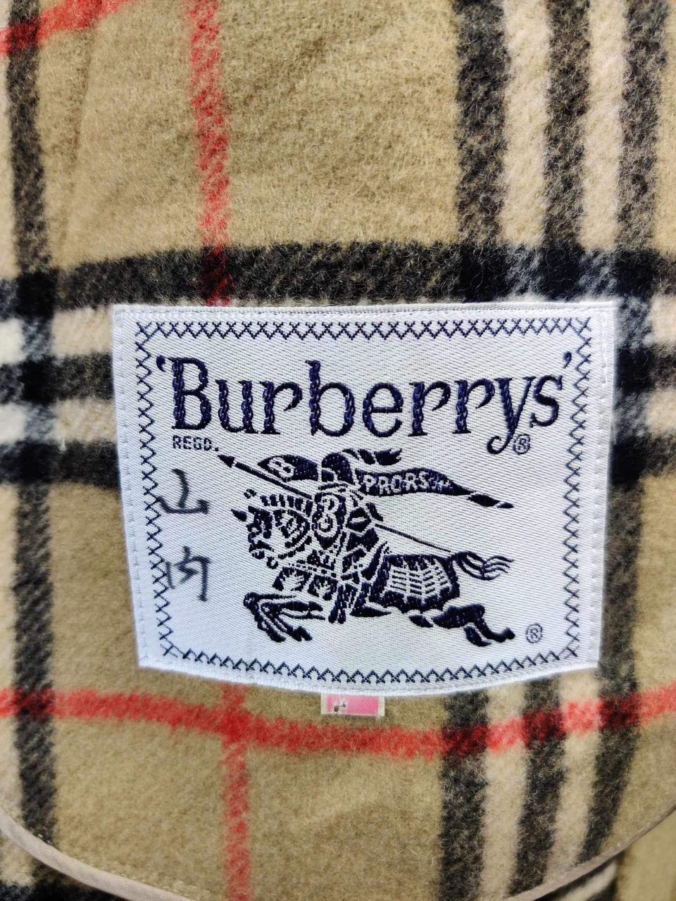 Burberry Vintage Burberry Nova Check Wool Cashmere Trench Coat Size US L / EU 52-54 / 3 - 11 Thumbnail