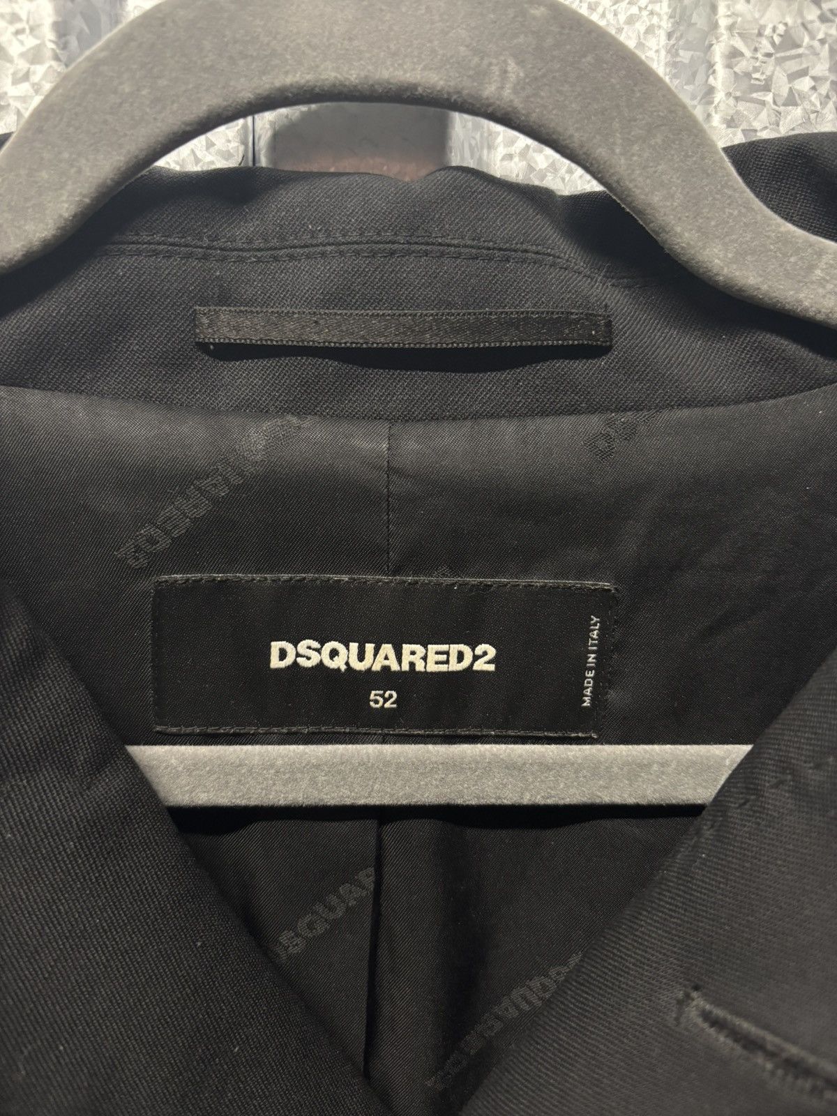 Dsquared2 DSQUARED2 Checkered Black Car Coat Size US L / EU 52-54 / 3 - 4 Thumbnail