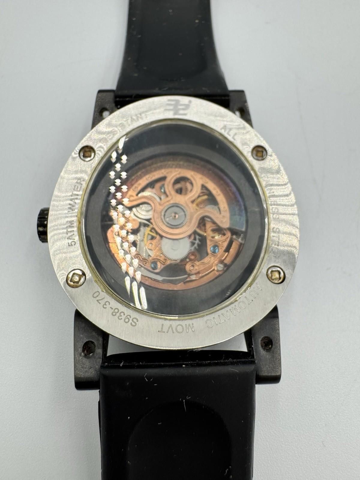 Designer 32 DEGREES Automatic Movement Floating Goldtone Skeleton Size ONE SIZE - 5 Thumbnail