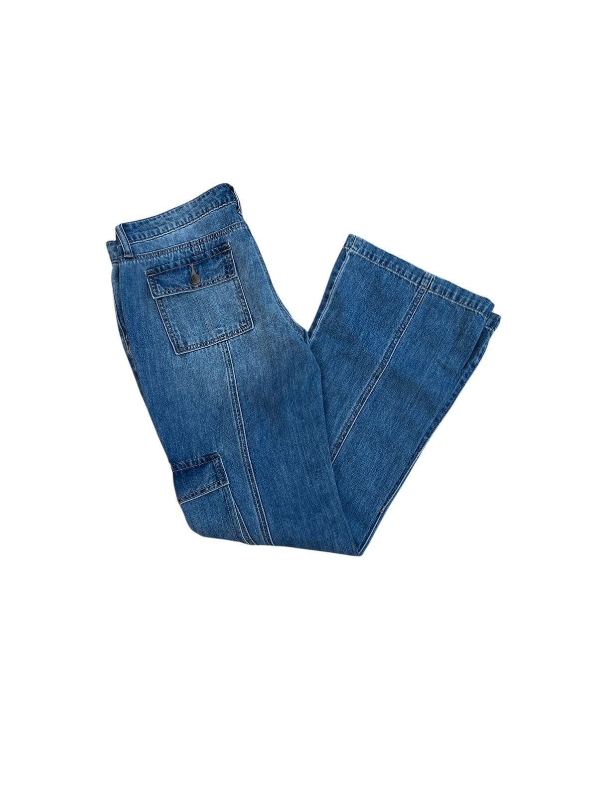 Other Vintage Denim Flare Jeans Size 27" / US 4 / IT 40 - 3 Thumbnail