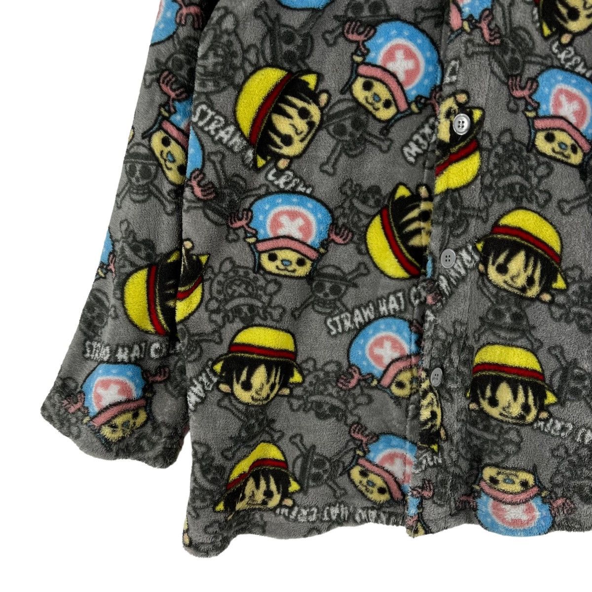 Cartoon Network × Japanese Brand × One Piece 🔥VINTAGE ONE PIECE FLEECE BUTTON JACKET SLEEP Size US L / EU 52-54 / 3 - 3 Thumbnail