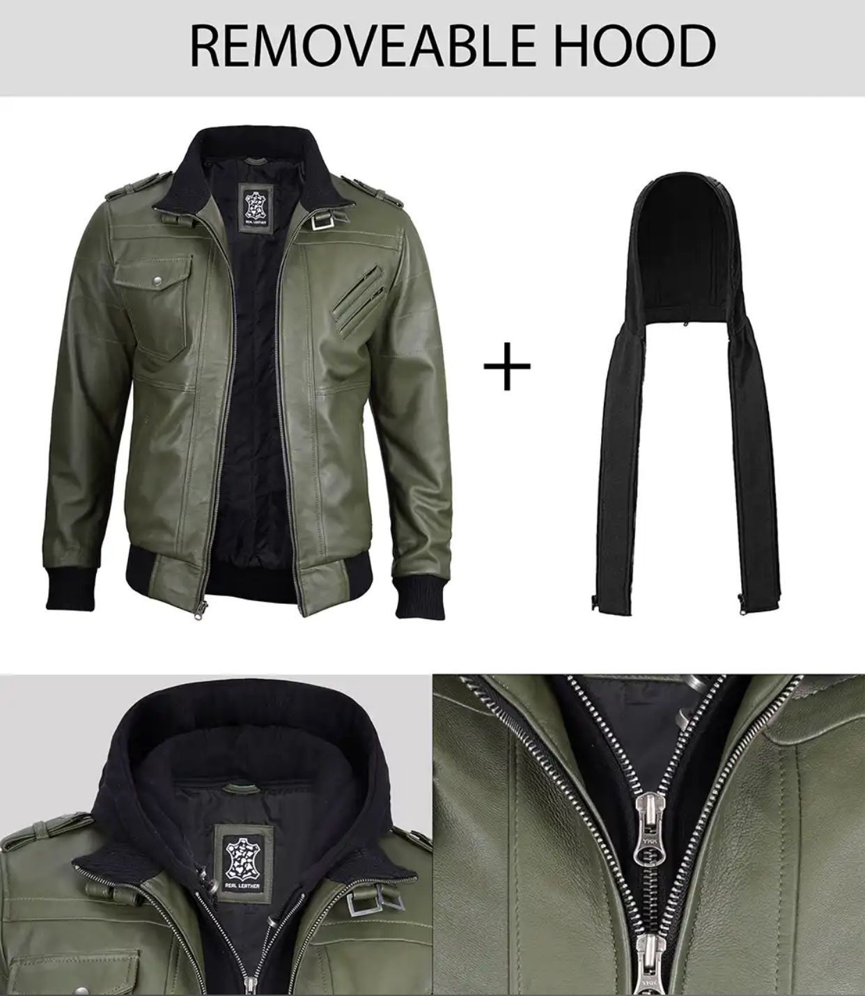 Other Handmade Leather Jacket Mens Leather Jacket Leather Jacket Size US XXL / EU 58 / 5 - 6 Thumbnail
