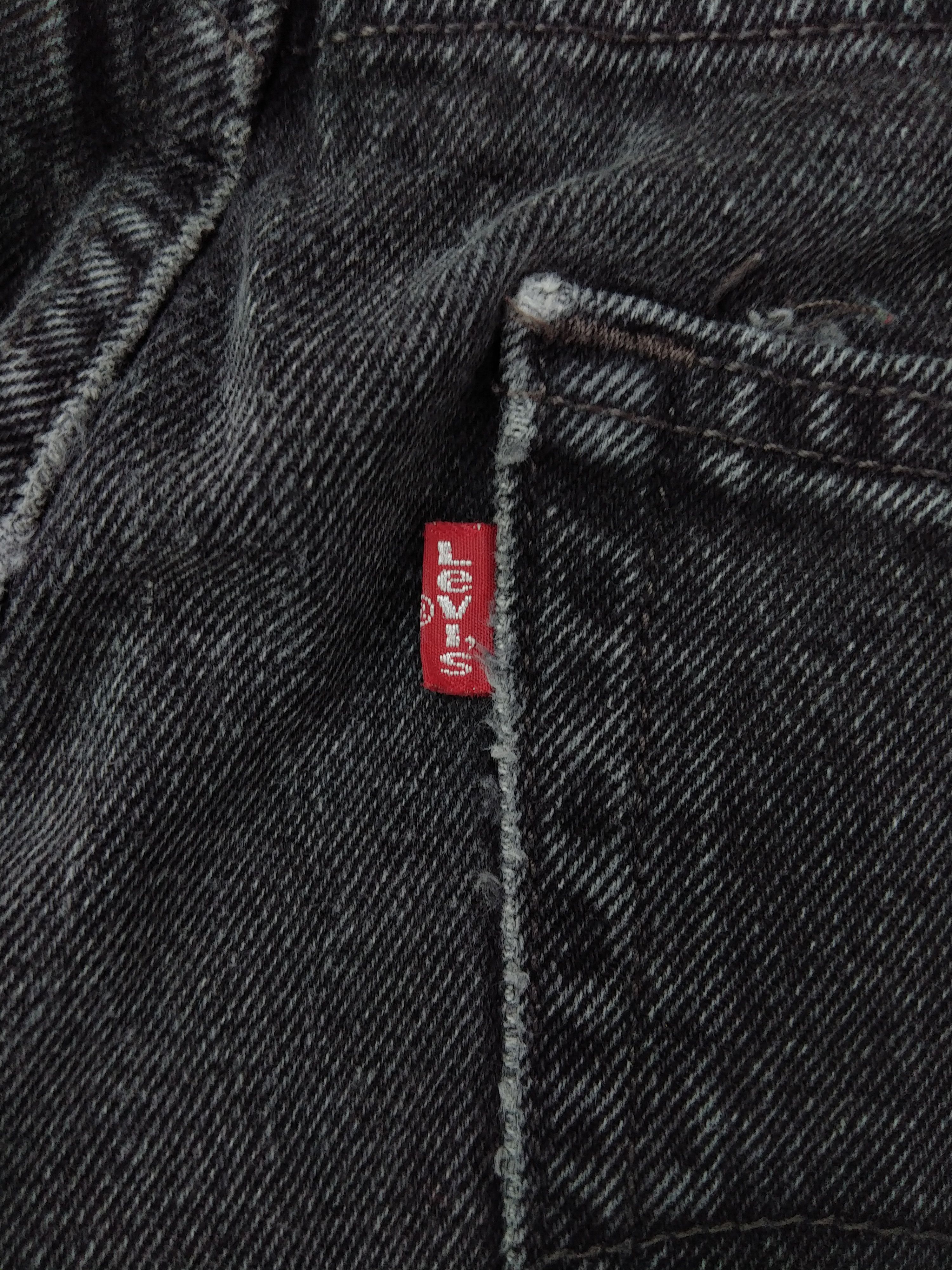 Japanese Brand Vintage Black Levi's 550 Relaxed Fit Denim 37x30.5 -JN112 Size US 37 - 13 Thumbnail