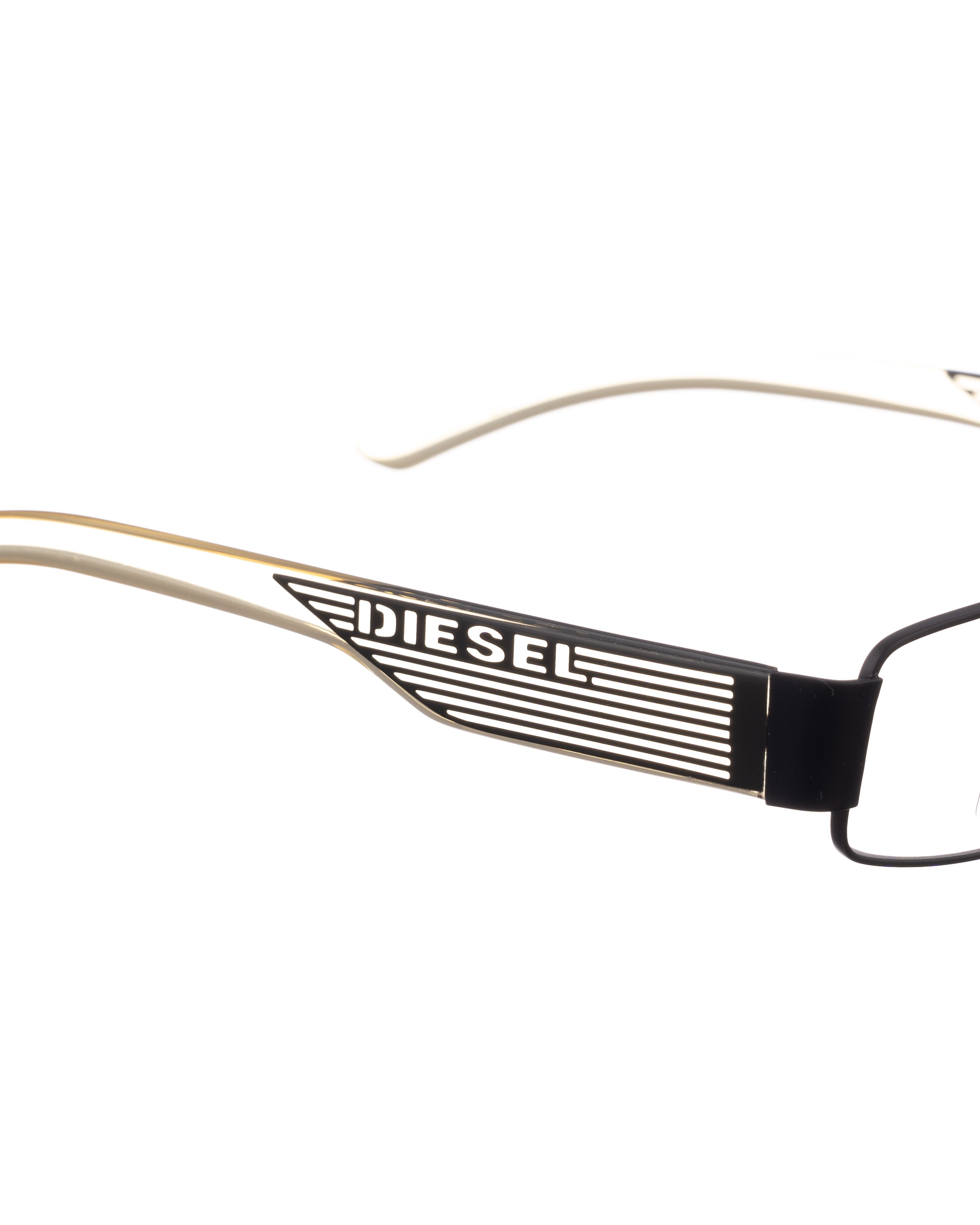 Diesel Diesel 00s Dark Brown and Gold Transparent Glasses Size ONE SIZE - 1 Thumbnail