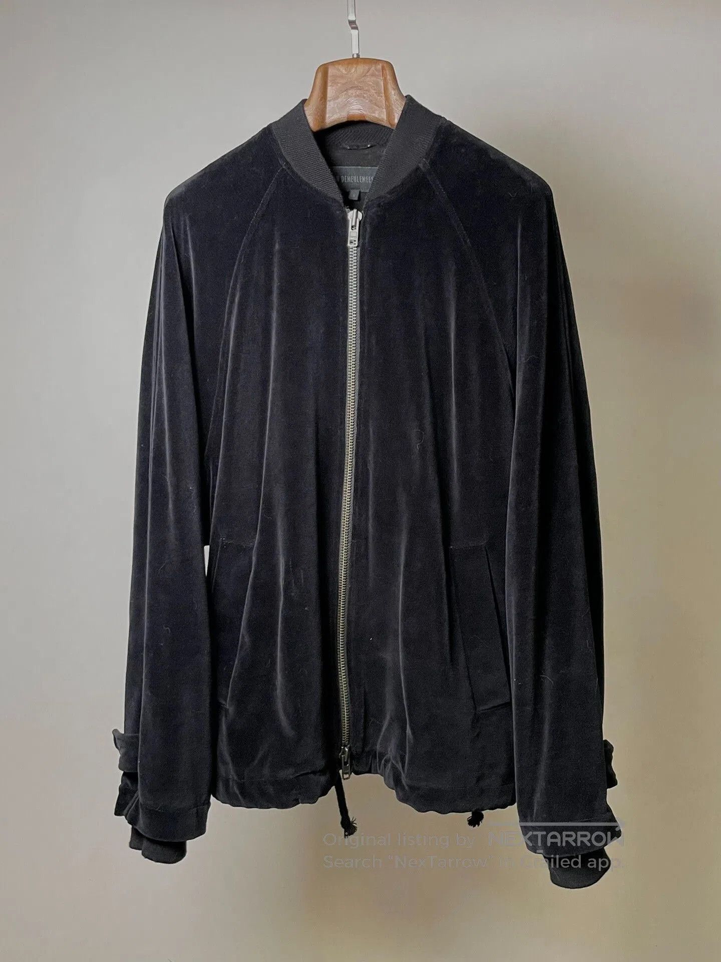 Ann Demeulemeester velvet oversized pilot jacket by Ann Demeulemeester. Size S / US 4 / IT 40 - 2 Thumbnail