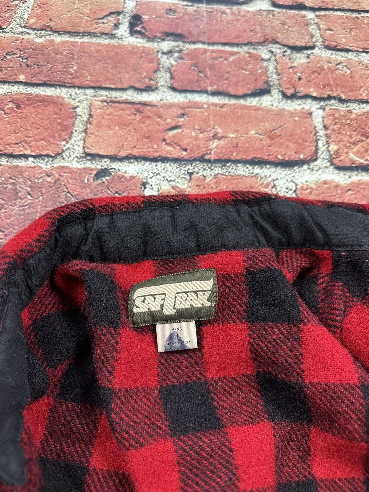 SafTbak Vintage SAFTBAK Buffalo Plaid Shirt Jacket Wool Shacket Size US L / EU 52-54 / 3 - 10 Thumbnail