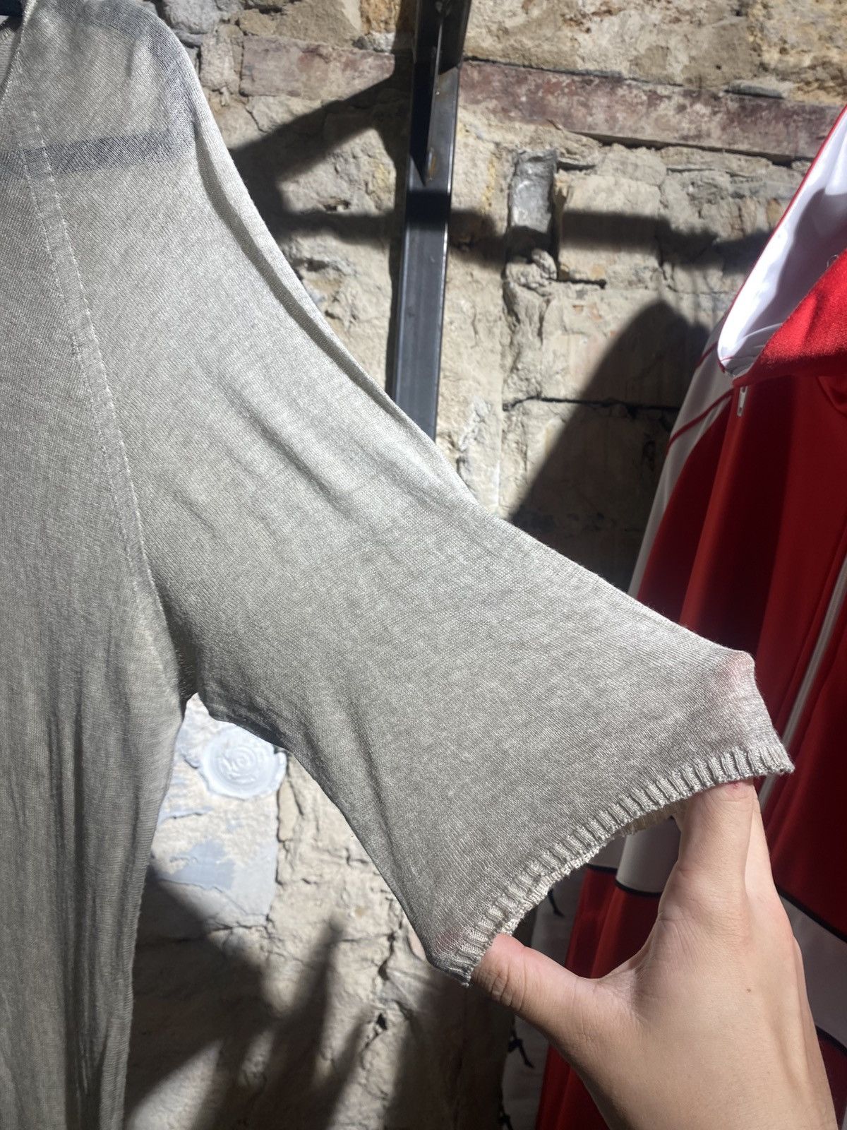 Boris Bidjan Saberi Boris Bidjan Saberi Knitwear Distressed T-shirt Size: L Size US L / EU 52-54 / 3 - 9 Thumbnail