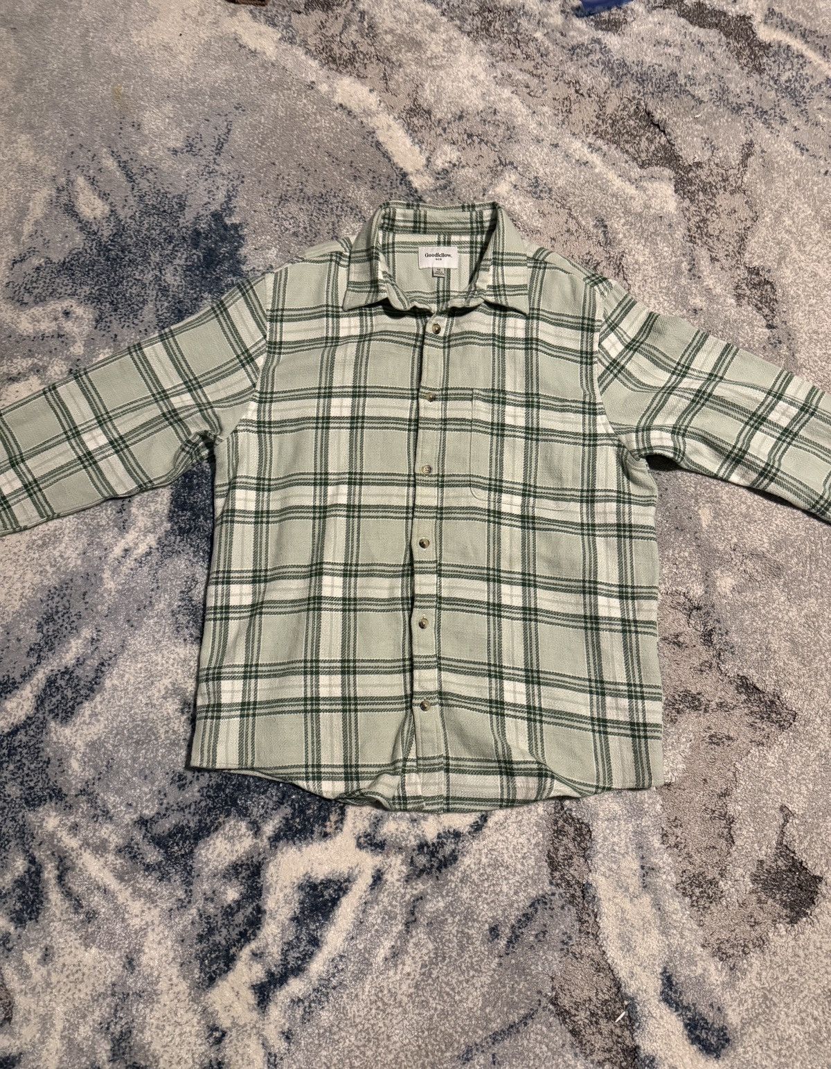 Other good-fellow light green plaid buttonup Size US M / EU 48-50 / 2 - 2 Thumbnail
