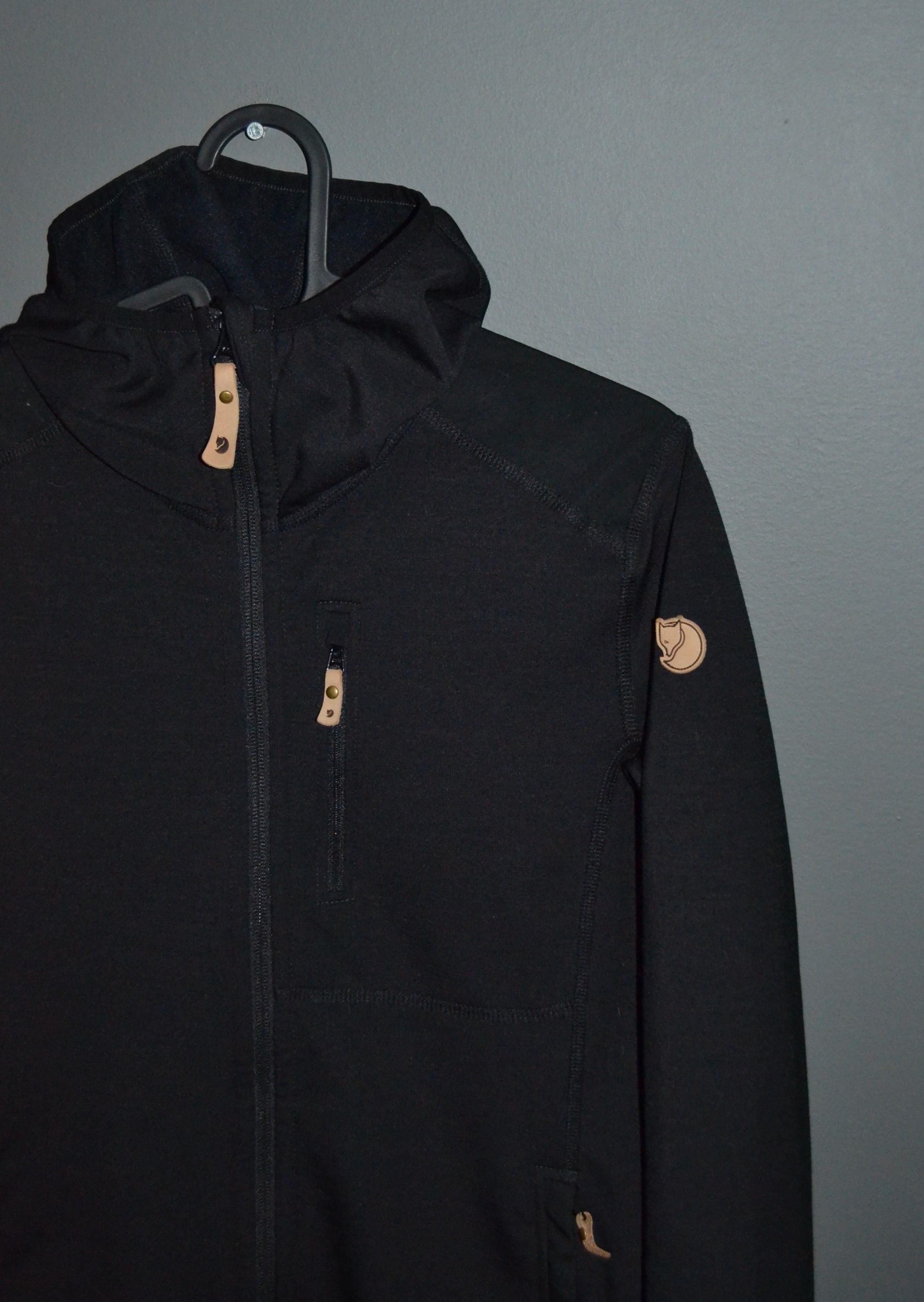 Fjallraven Fjallraven S Black Keb Fleece Hoodie Jacket Zip Wool Blend Size S / US 4 / IT 40 - 5 Thumbnail