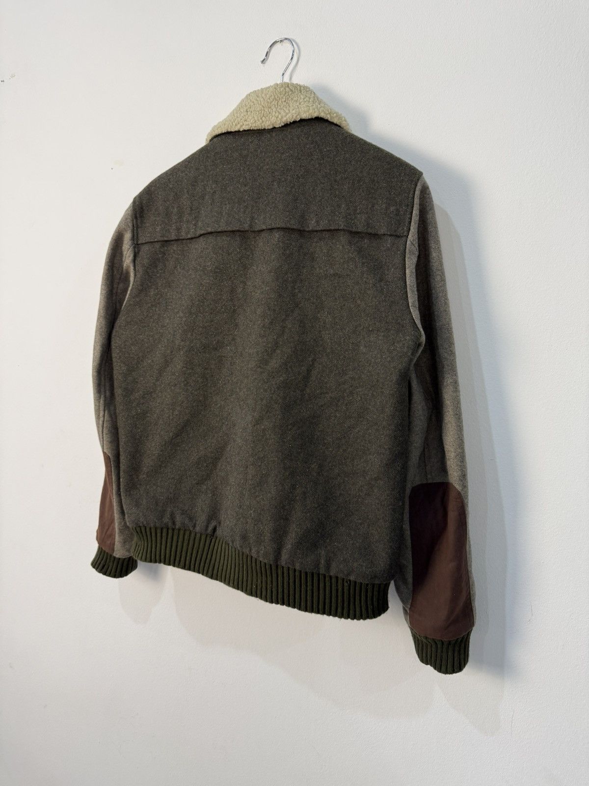 Aviator Nation Vintage Wool Aviator Bomber Jacket Sherpa Military Style Size US M / EU 48-50 / 2 - 7 Thumbnail
