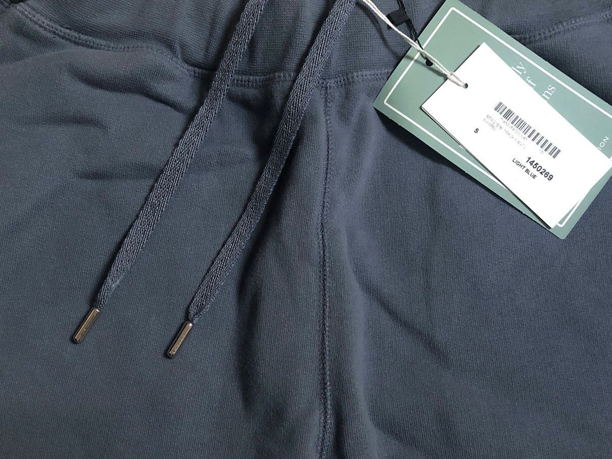 Sunspel Sunspel Blue Gray Loopback Track Pant Sweatpant Portugal Size US 30 / EU 46 - 8 Thumbnail