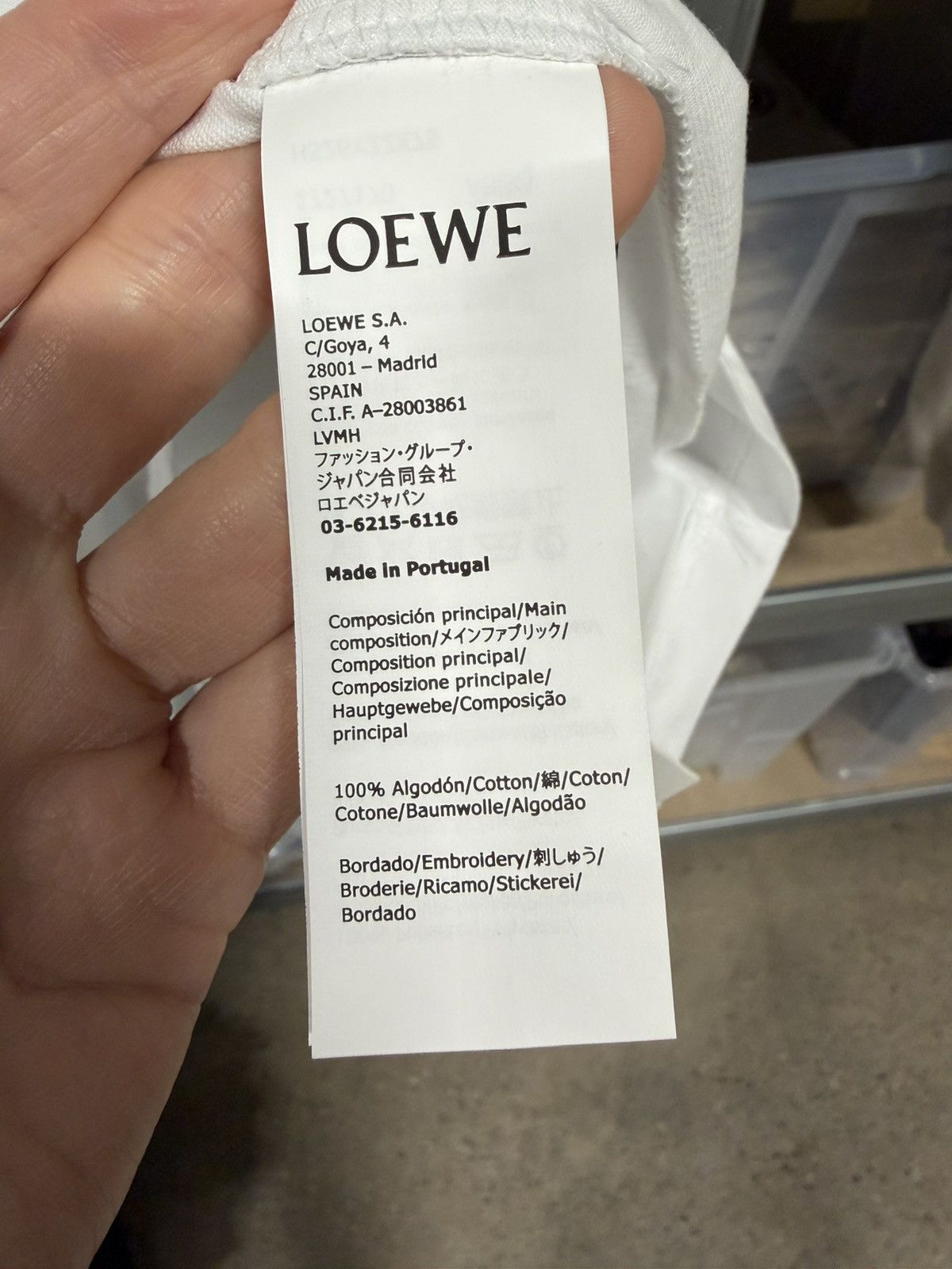 Loewe Loewe Anagram T-Shirt NEW 650$ Size US XL / EU 56 / 4 - 5 Thumbnail