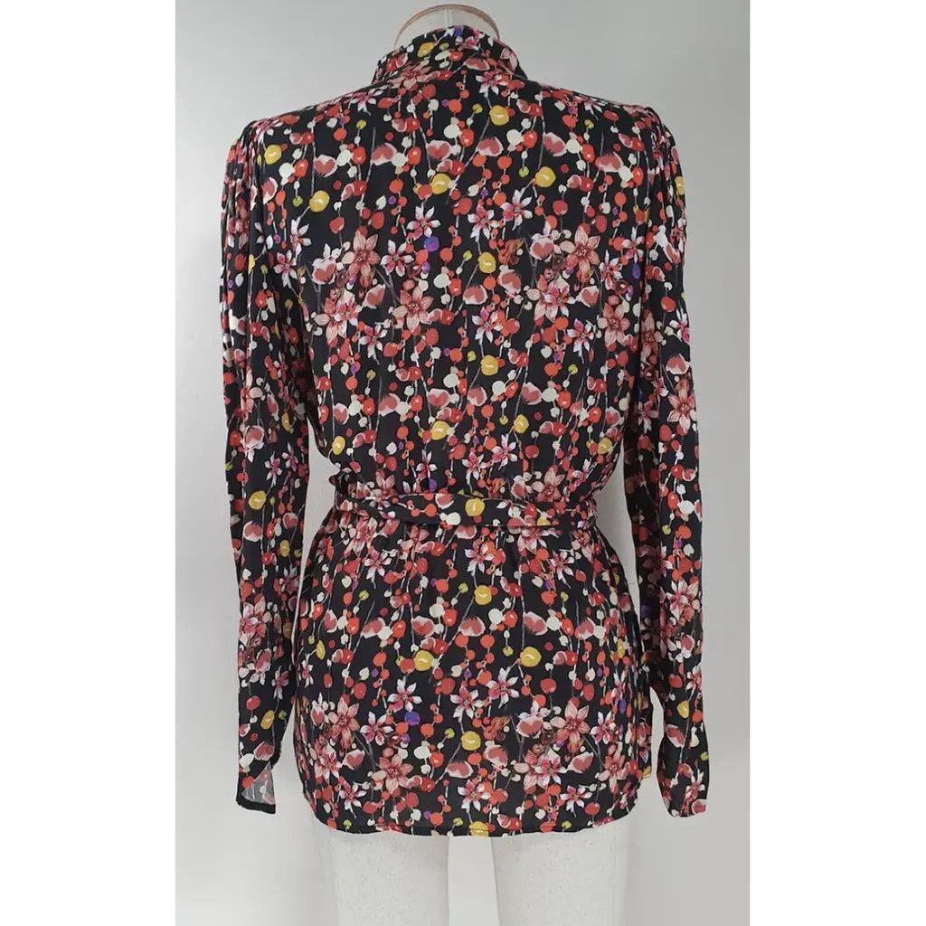 Maje Maje viscose shirt FR38 floral new Size S / US 4 / IT 40 - 4 Thumbnail