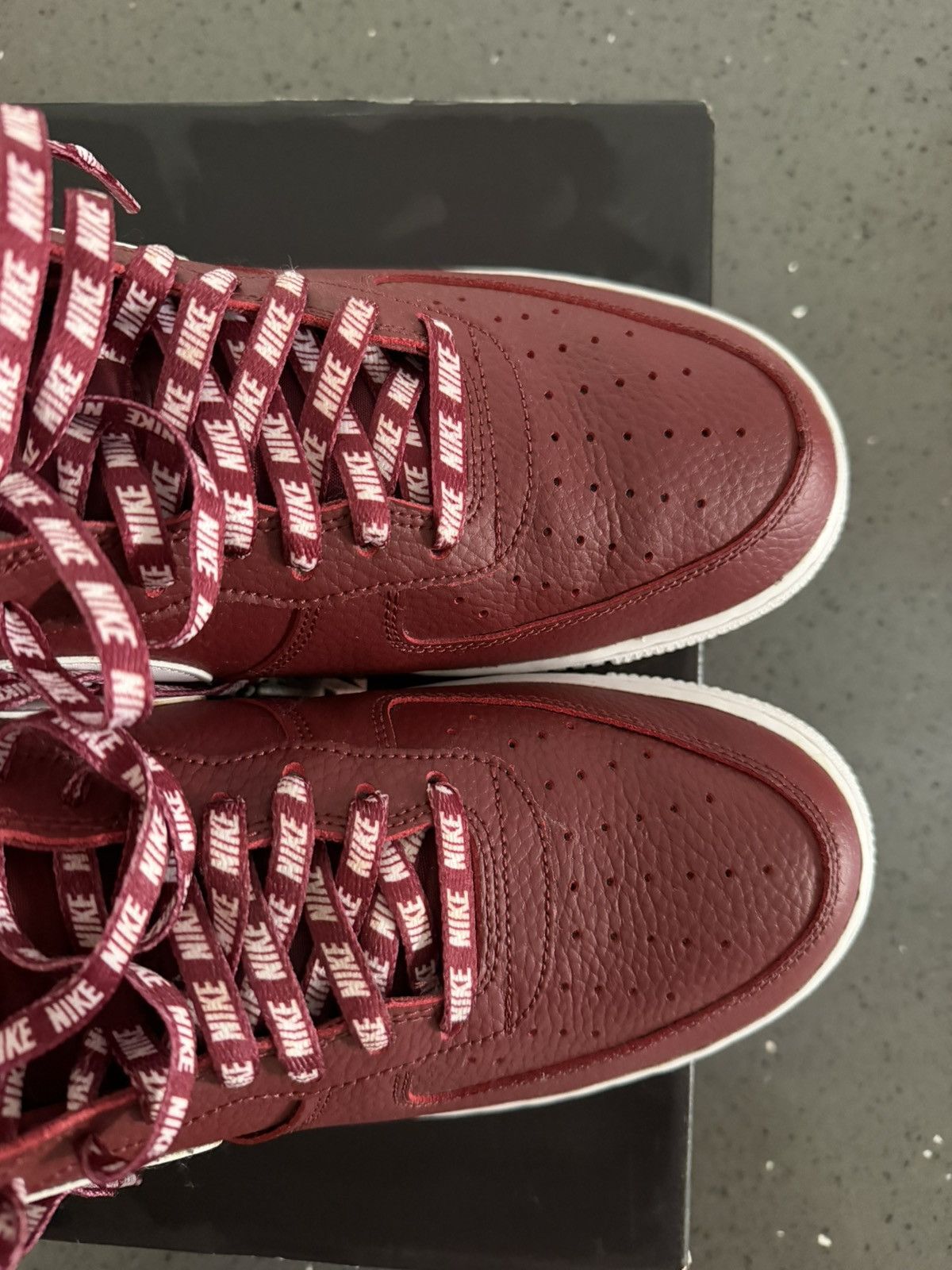 Nike Nike AF1 NBA Edition Burgundy 11.5US Size US 11.5 / EU 44-45 - 8 Thumbnail